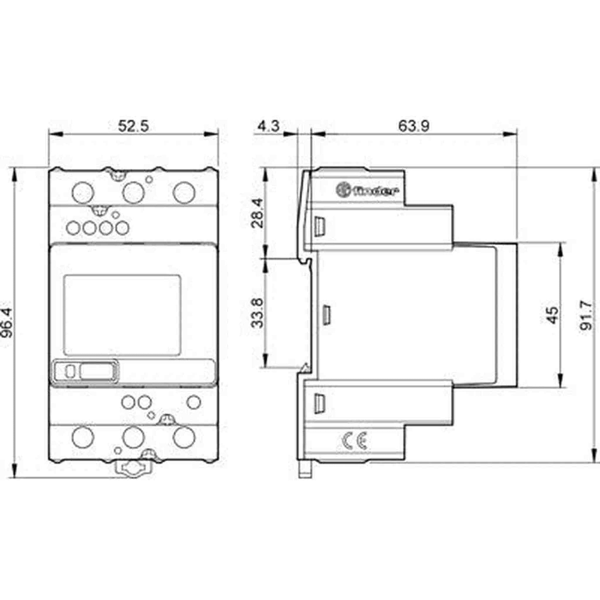 Finder 7M.38.8.400.0212 – Elektronische energiemeter – Real-time energieverbruik monitoren