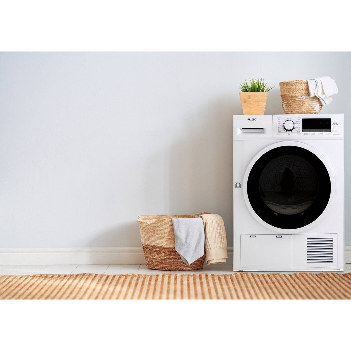 Frilec KOBLENZ8600TK – Condensdroger – Voorlader – 69 dB – Vrijstaand wit model