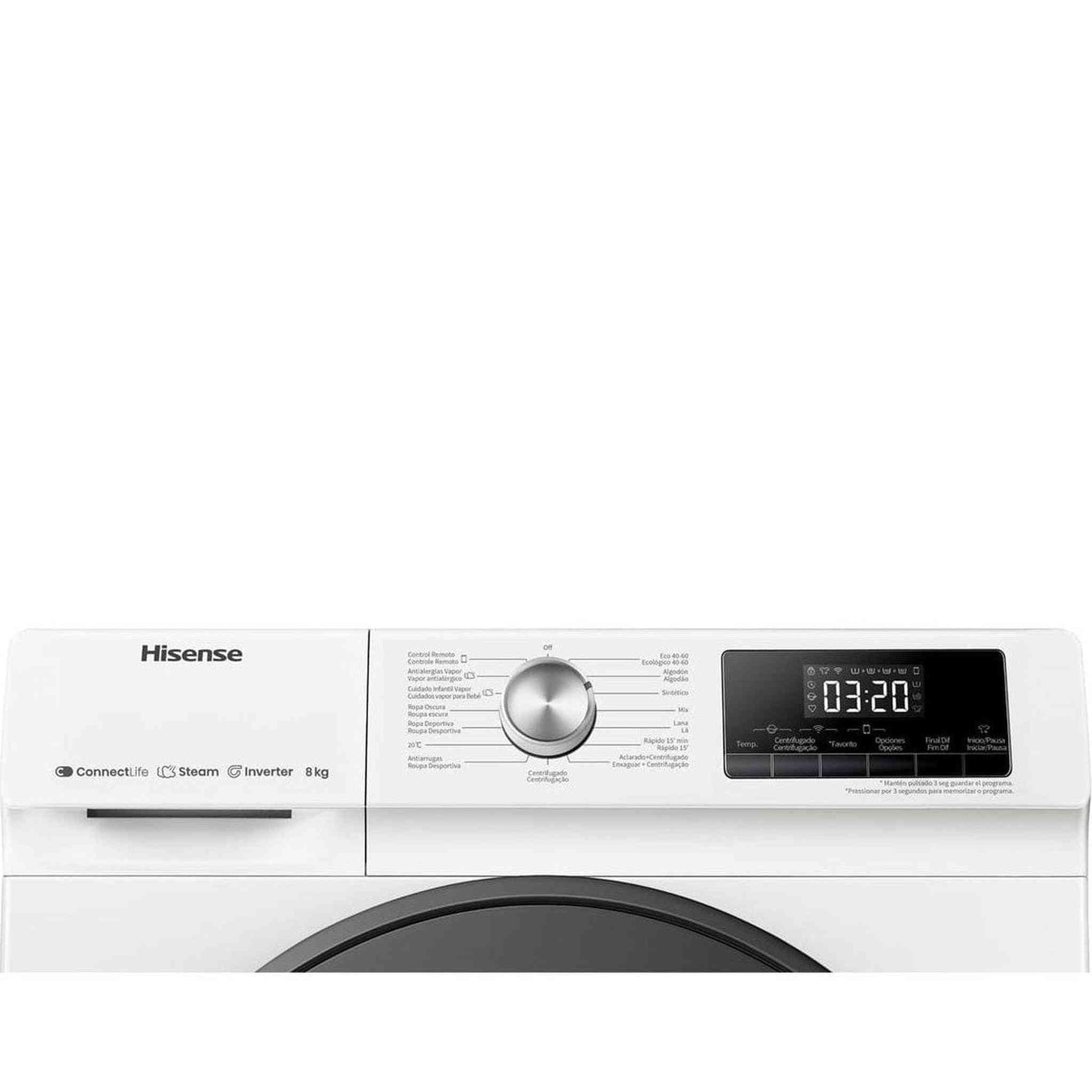 Hisense WFQA8014EVJMW - Wasmachine