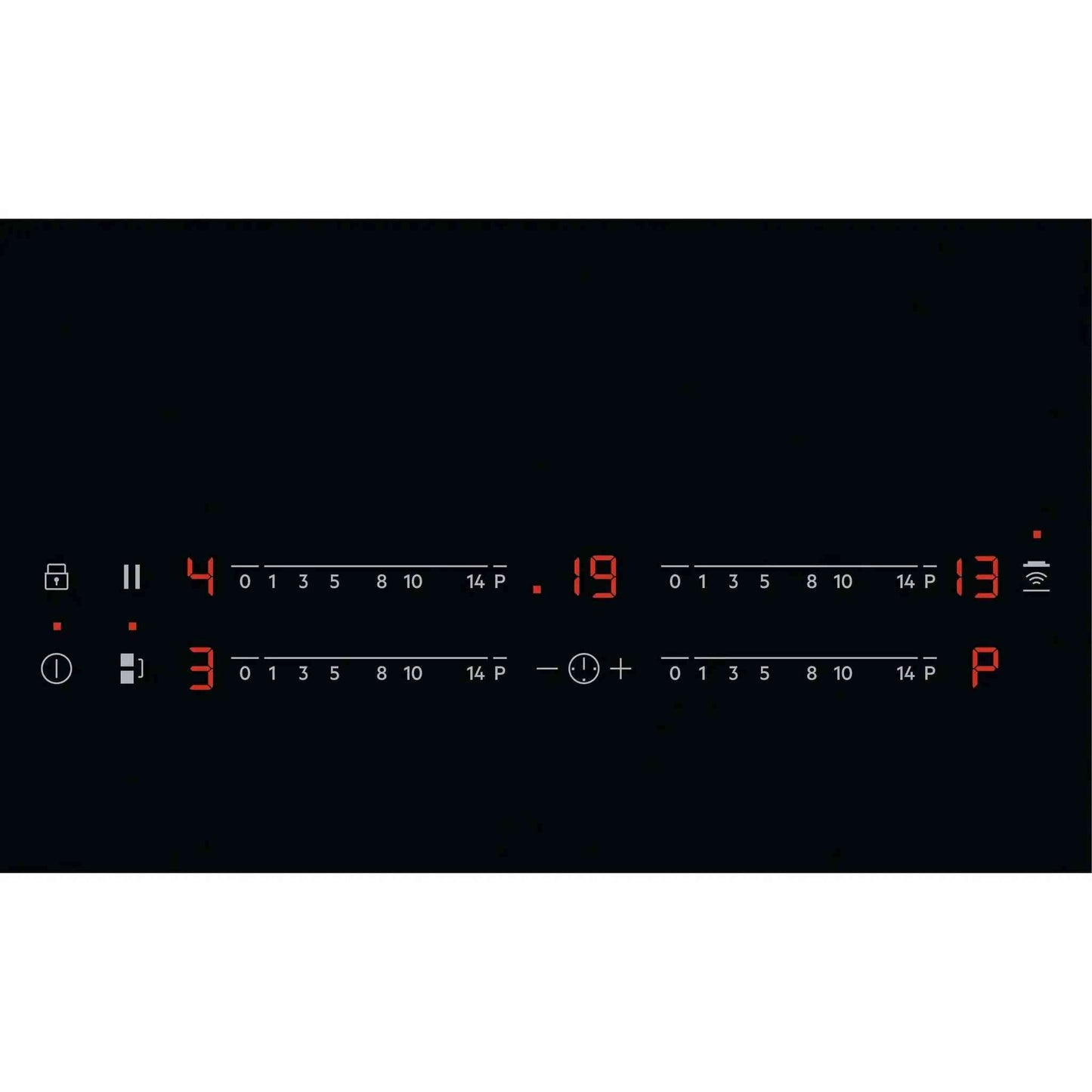 AEG IKE84445XB - Inductie kookplaat - Ingebouwde afzuiging