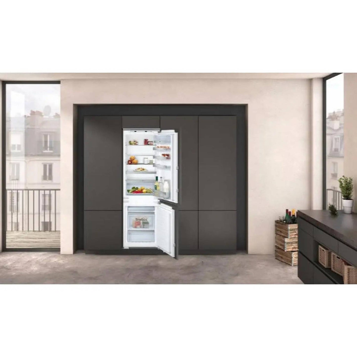 NEFF KI7863FF0 - Inbouw Koel-vriescombinatie - No Frost