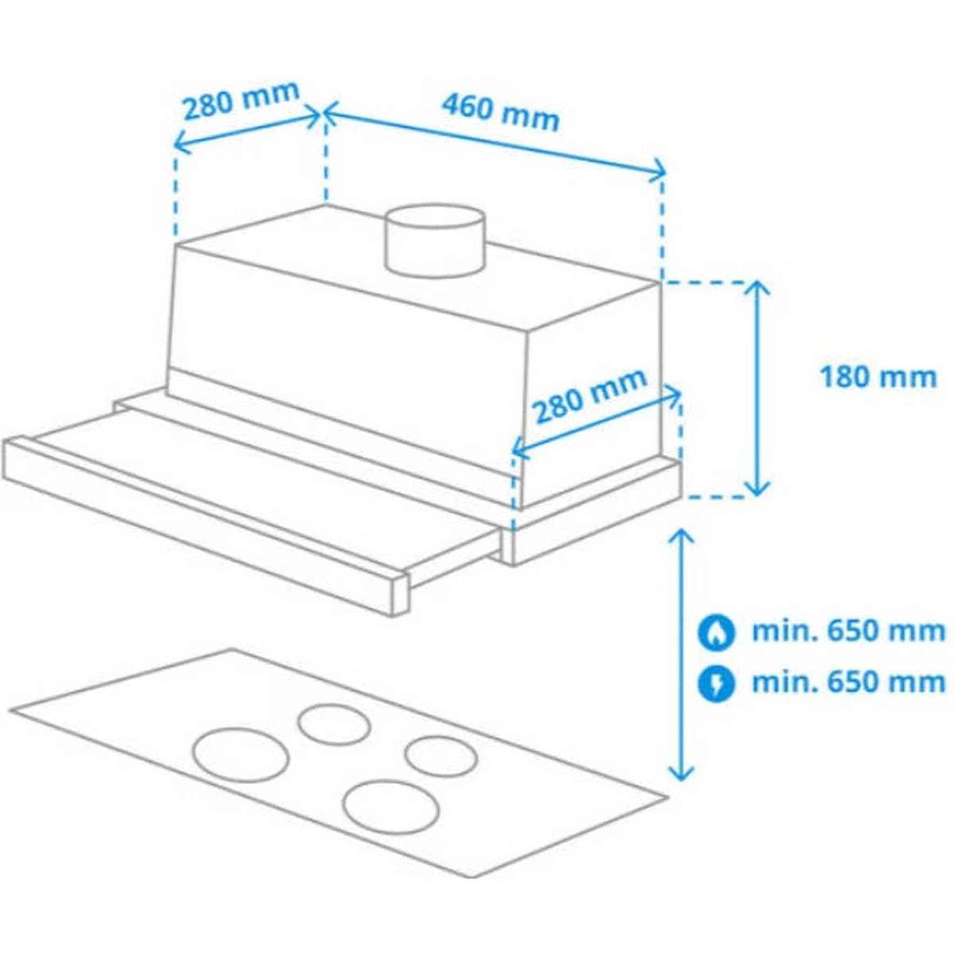 Samsung NK24M1030IS - Afzuigkap