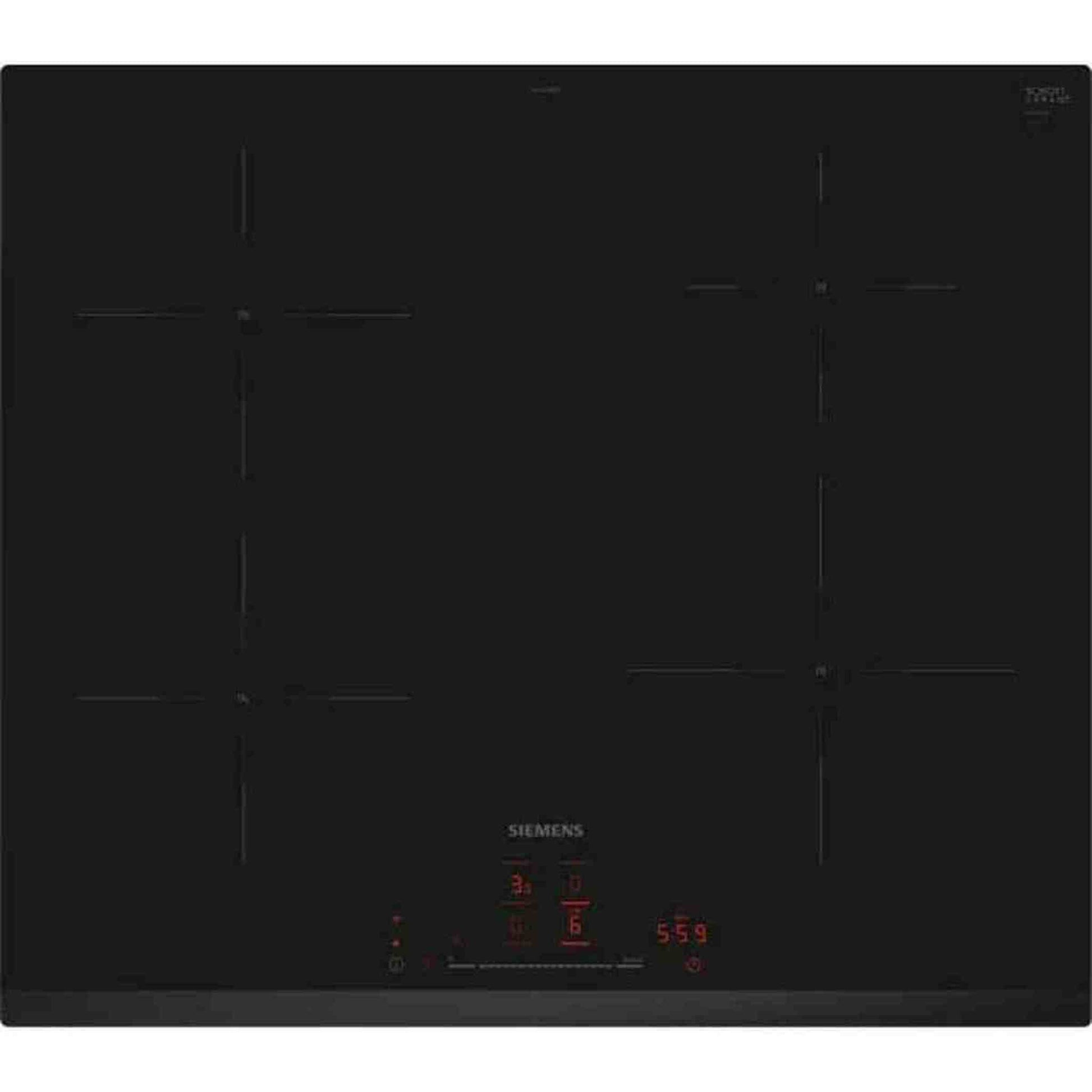 Siemens EH631HEB1E – Kookplaat – Inbouw – Zwart keramiek – 7400 Watt – 1 fase