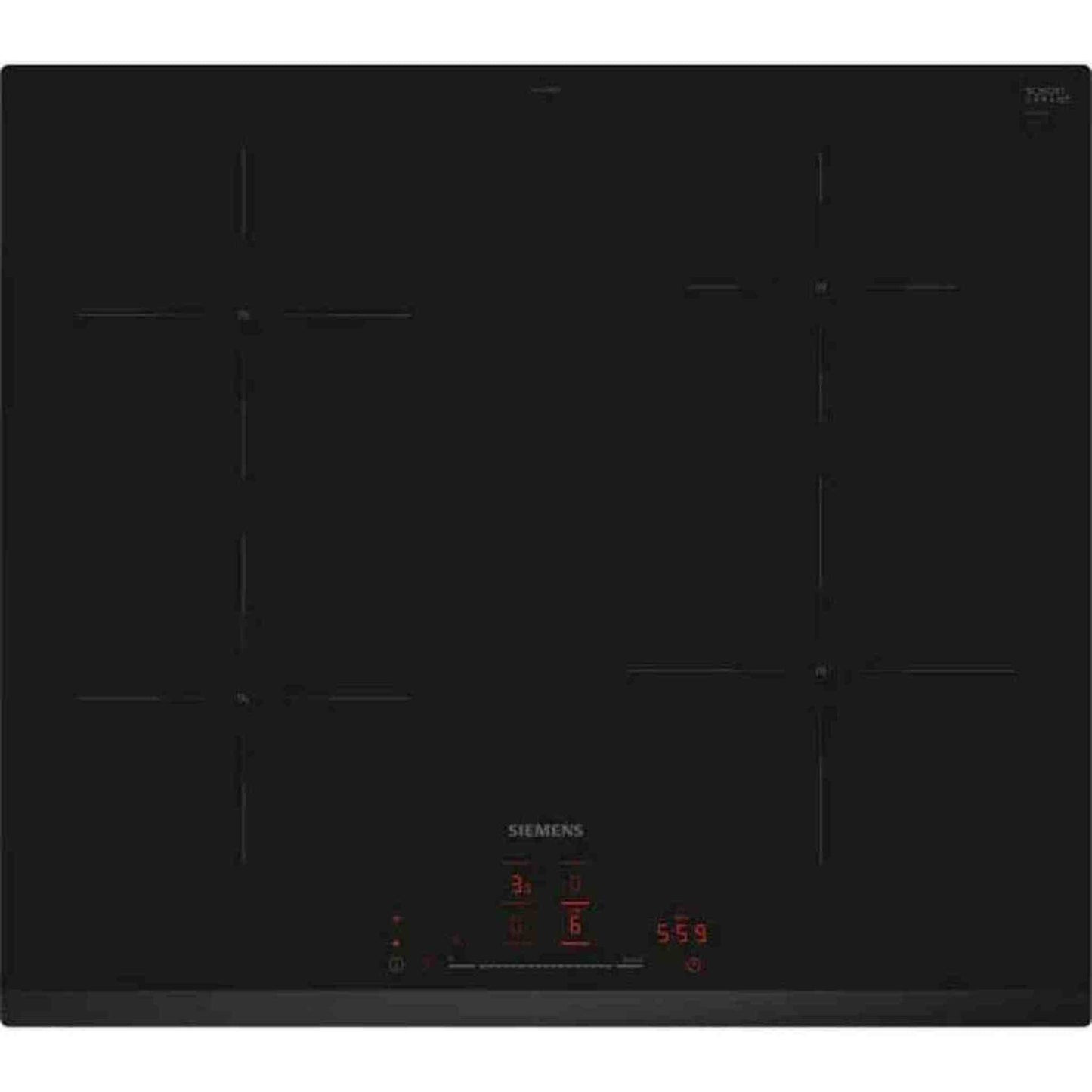 Siemens EH631HEB1E – Kookplaat – Inbouw – Zwart keramiek – 7400 Watt – 1 fase