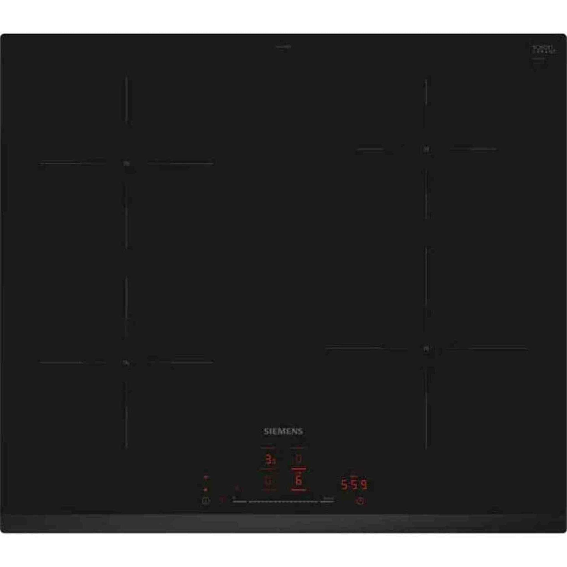 Siemens EH631HEB1E – Kookplaat – Inbouw – Zwart keramiek – 7400 Watt – 1 fase