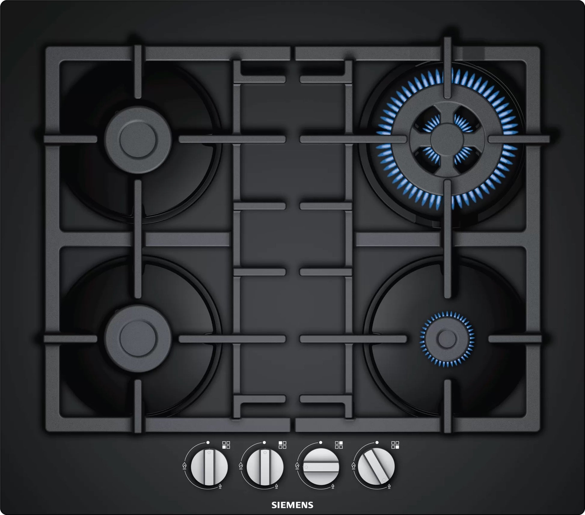Siemens EN6B6HB90 – Kookplaat – Inbouw – Draaiknoppen – Stijlvol zwart - Elektro Retail