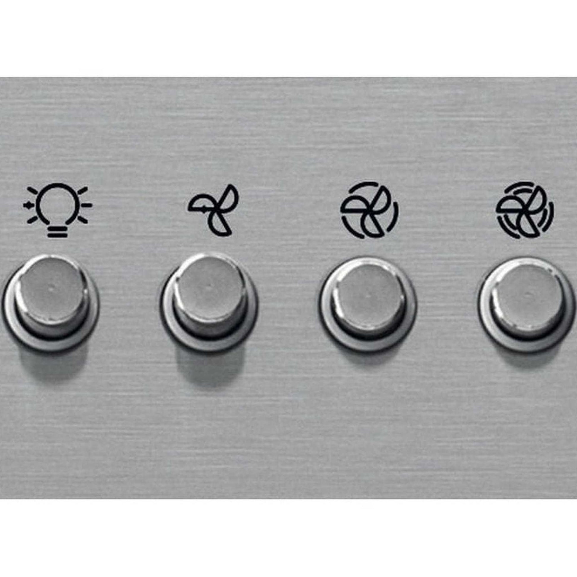 Whirlpool AKR559/3IX – Afzuigkap – Stijlvolle wandschouw met afvoer/recirculatie en 66 kWh energieverbruik