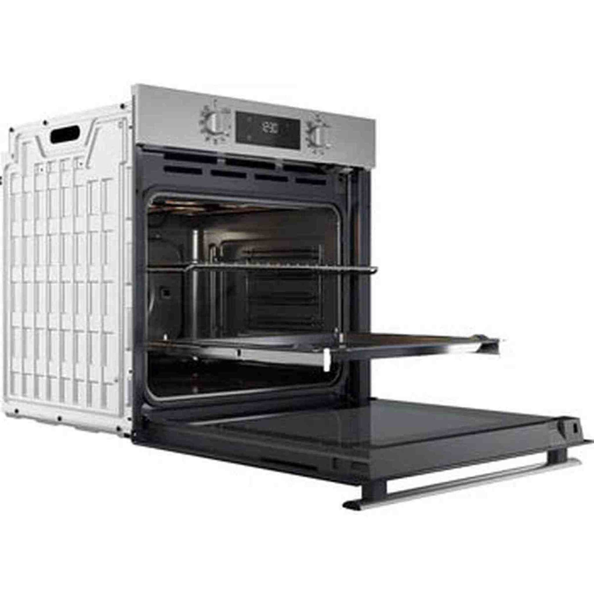 Whirlpool OMR58RR1X – Inbouw Oven – Stijlvol zwart design met heteluchtfunctie en grilloptie