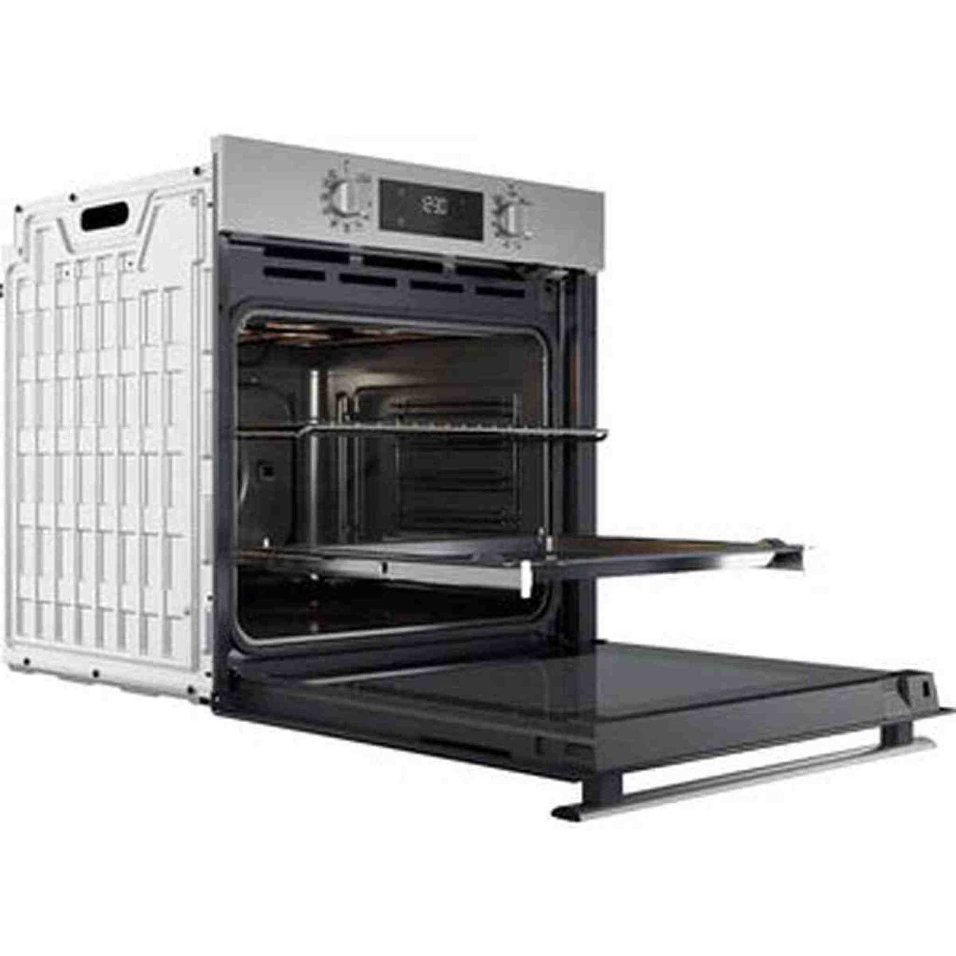 Whirlpool OMR58RR1X – Inbouw Oven – Stijlvol zwart design met heteluchtfunctie en grilloptie