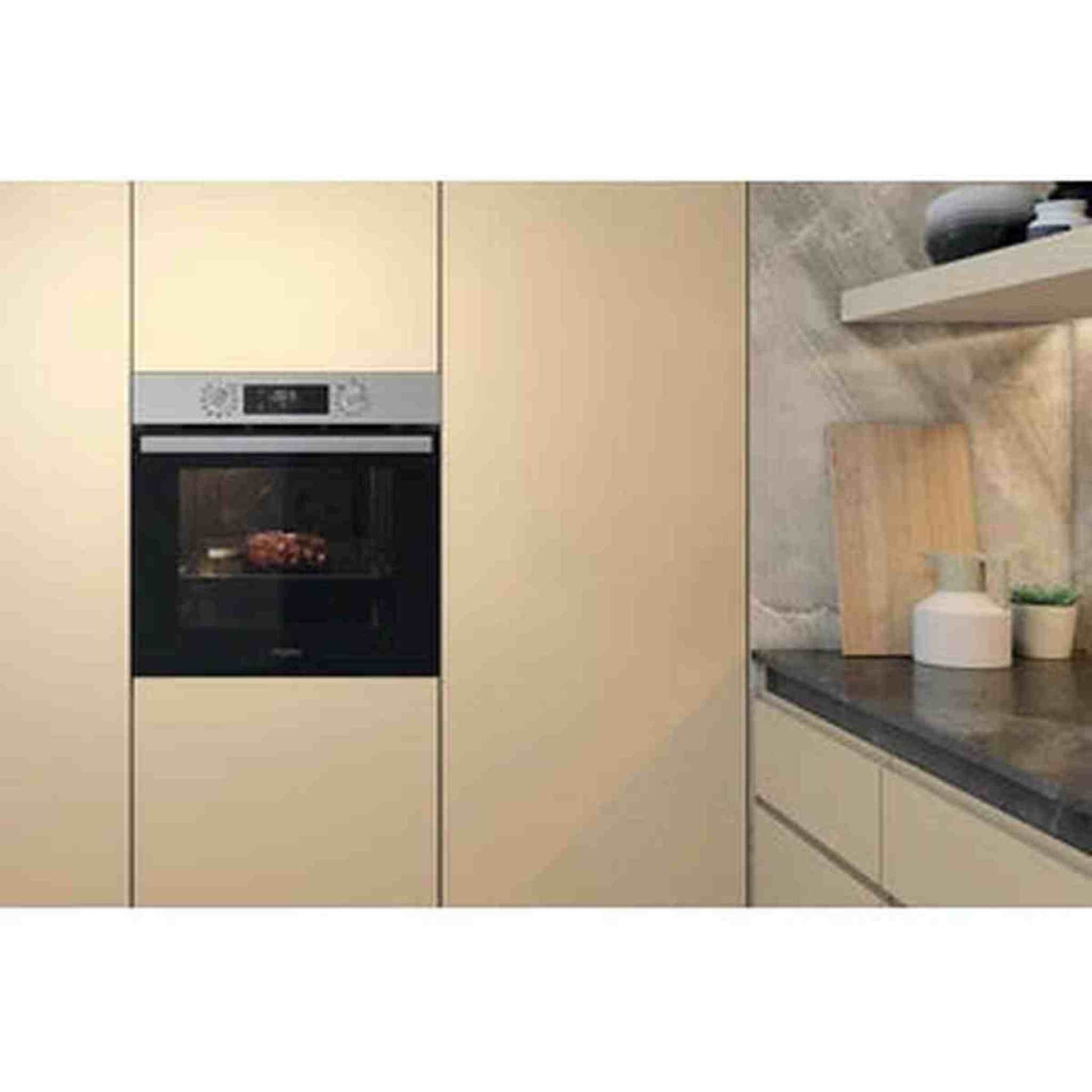 Whirlpool OMR58RR1X – Inbouw Oven – Stijlvol zwart design met heteluchtfunctie en grilloptie