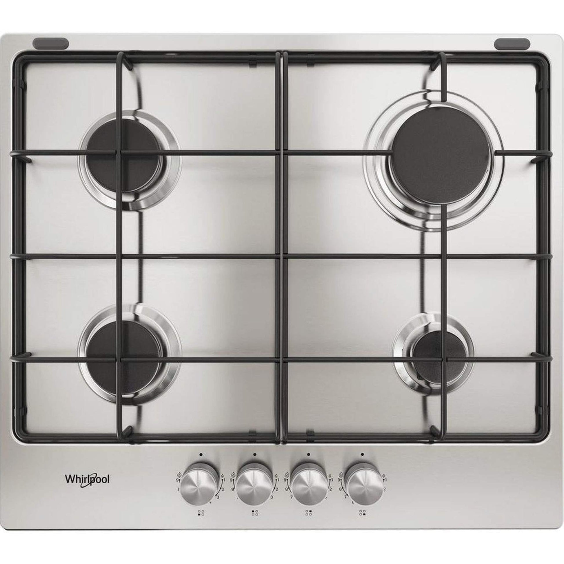 Whirlpool TGML650IX – Gas kookplaat – Inbouw – Eenvoudige bediening met draaiknoppen