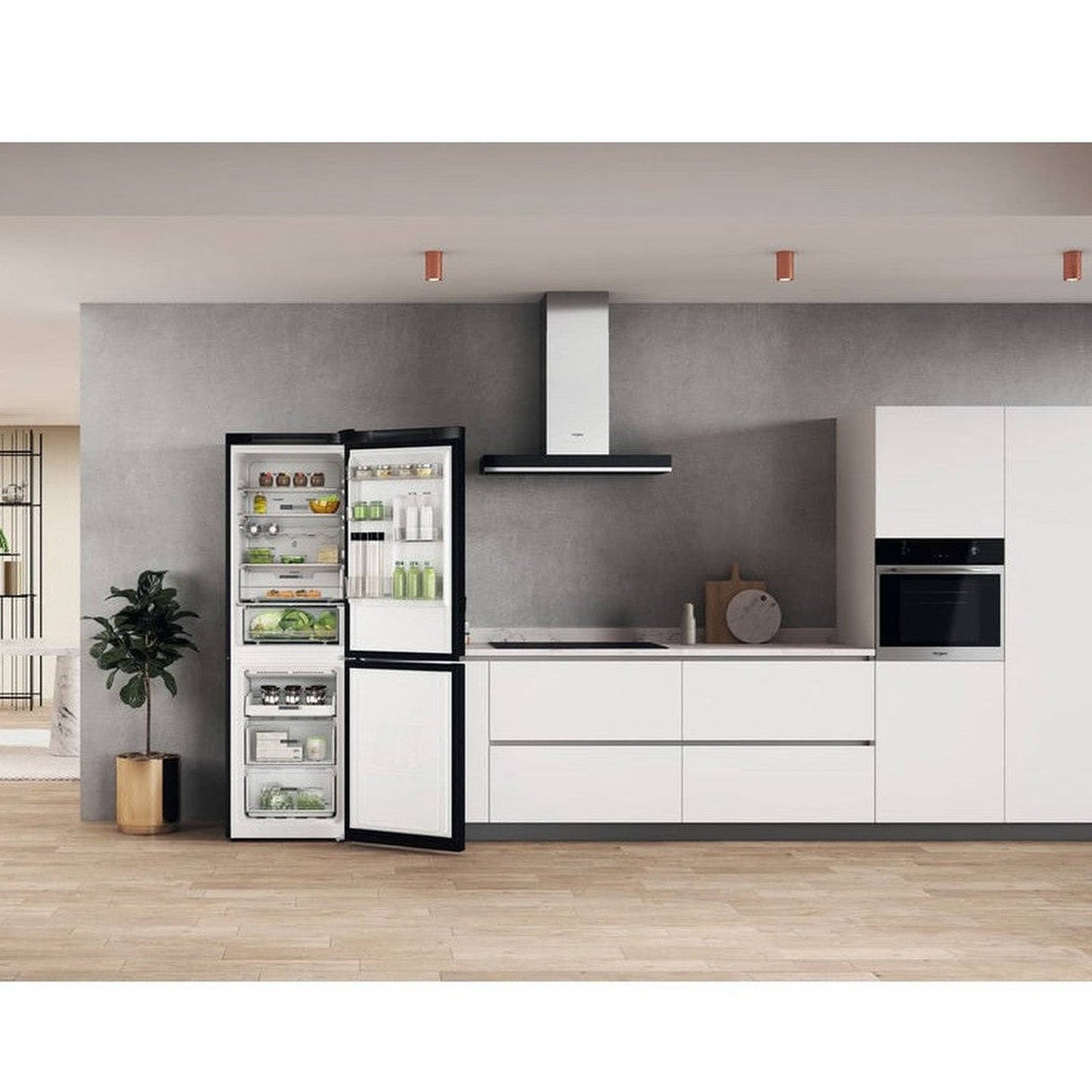 Whirlpool W7X82OK – Koel-vriescombinatie – Fluisterstil, 4-sterren vriezer, 2022 model