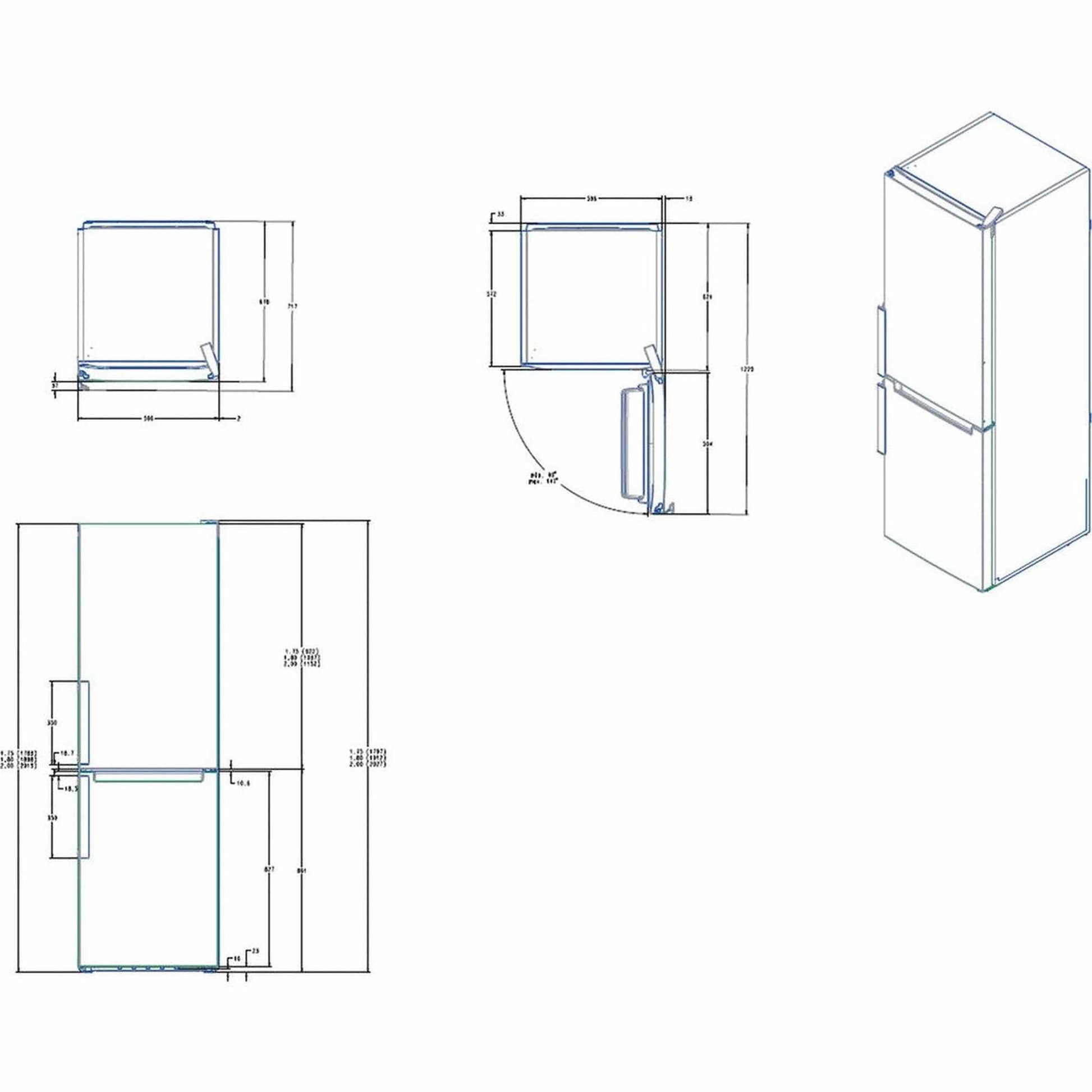 Whirlpool W7X82OK – Koel-vriescombinatie – Fluisterstil, 4-sterren vriezer, 2022 model