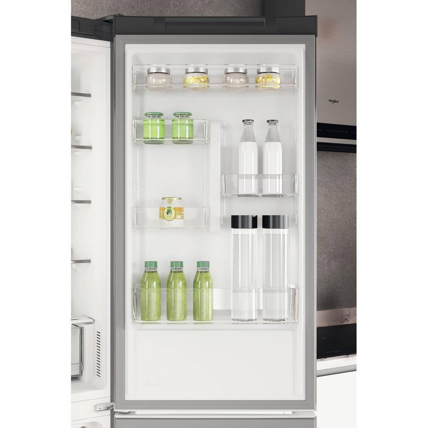 Whirlpool W7X93AOX1 – Koelkast – Vrijstaand – Stijlvol RVS, No Frost en energiezuinig met 34dB geluidsniveau