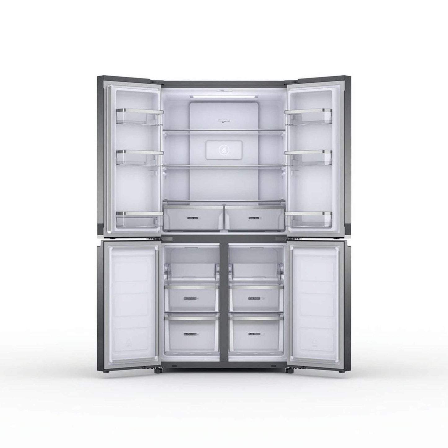 Whirlpool WQ9B2LEF – Koelkast – Energieklasse E, Ruime 594L met 4-sterren vriesvak