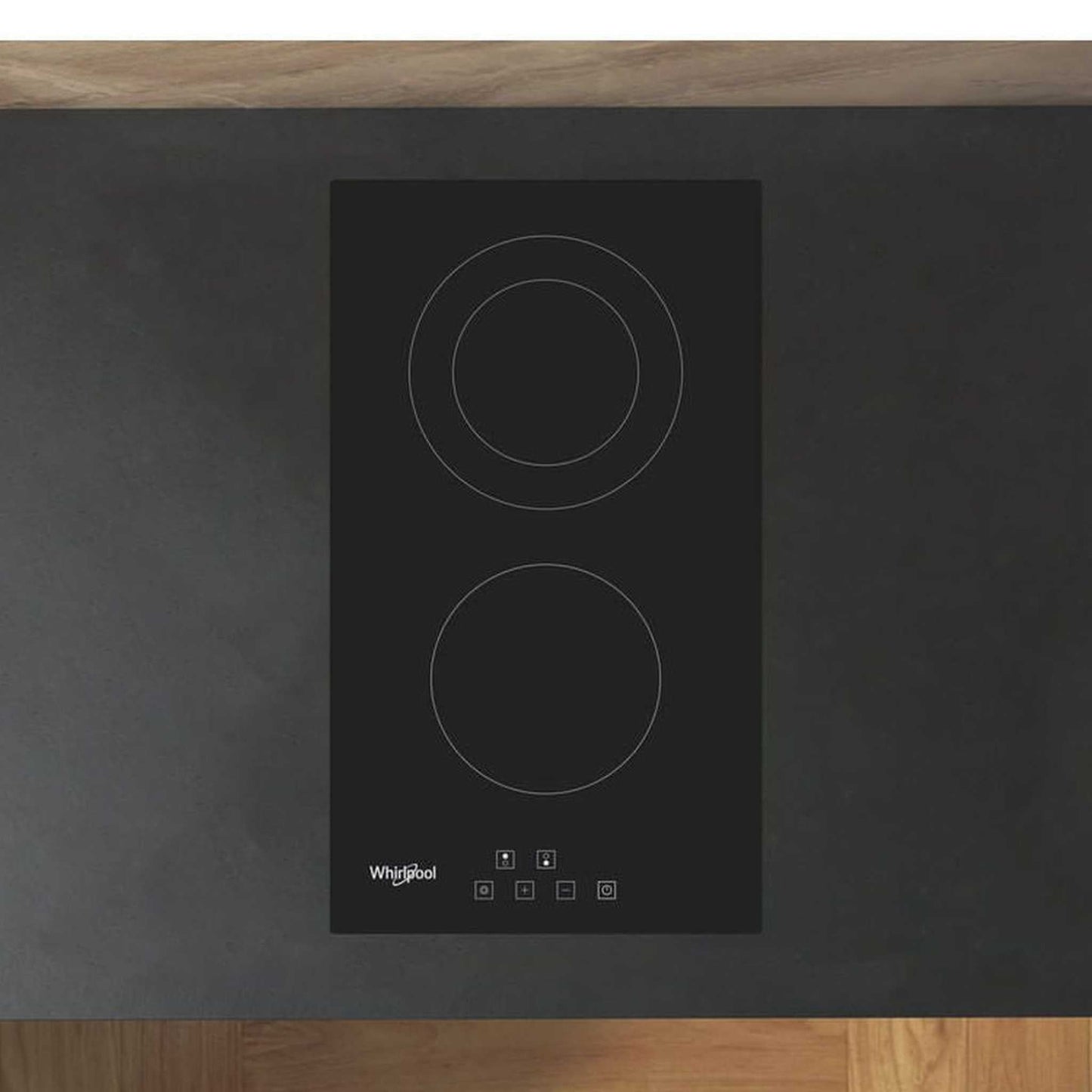 Whirlpool WRD6030B – Kookplaat – Zwart keramisch design met 2900 Watt vermogen
