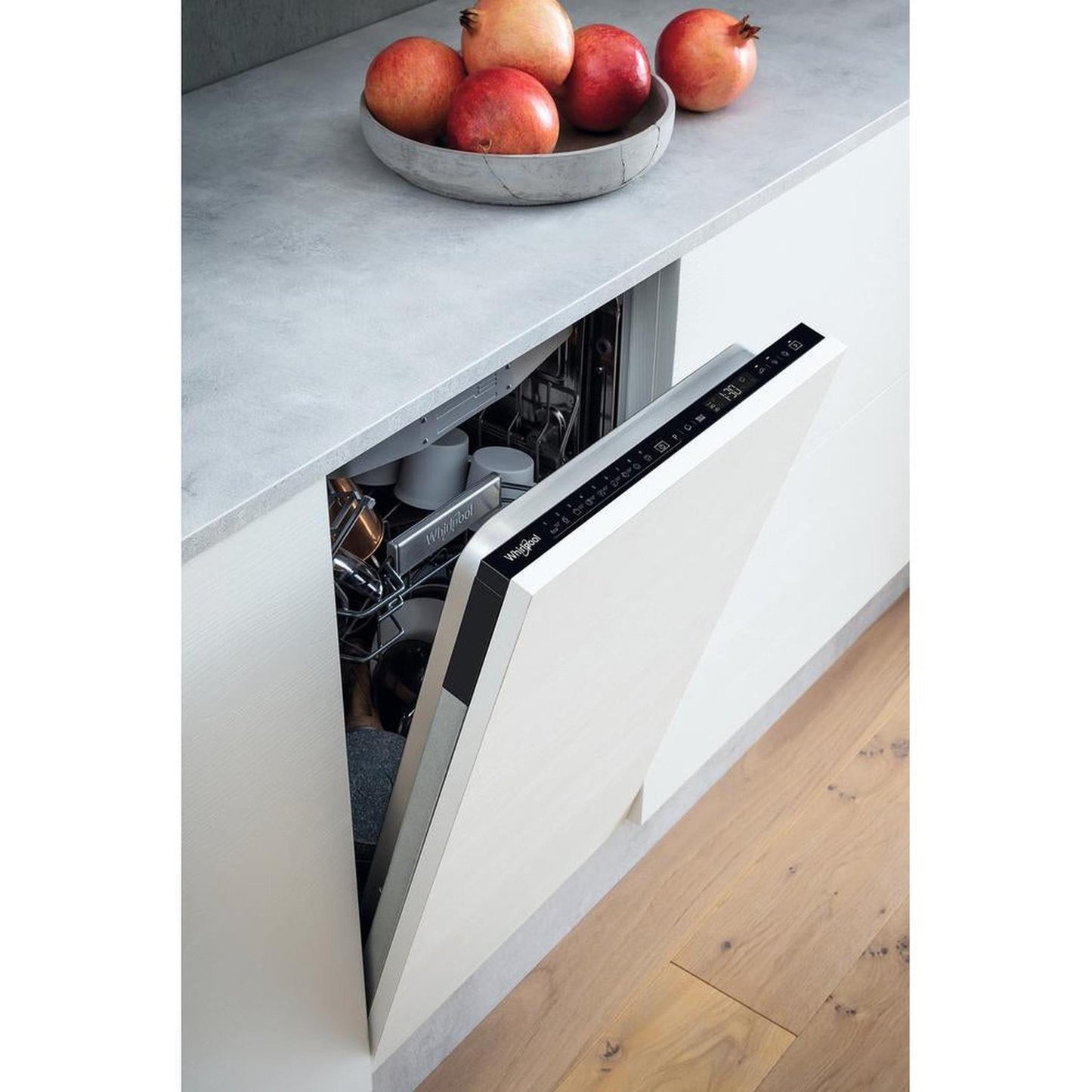 Whirlpool WSIP4O33PFE – Inbouwvaatwasser – Energiezuinig en compact 10 couverts, 43 dB