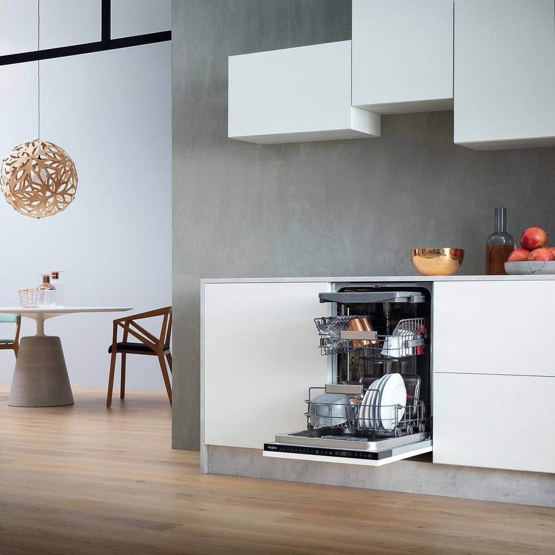 Whirlpool WSIP4O33PFE – Inbouwvaatwasser – Energiezuinig en compact 10 couverts, 43 dB