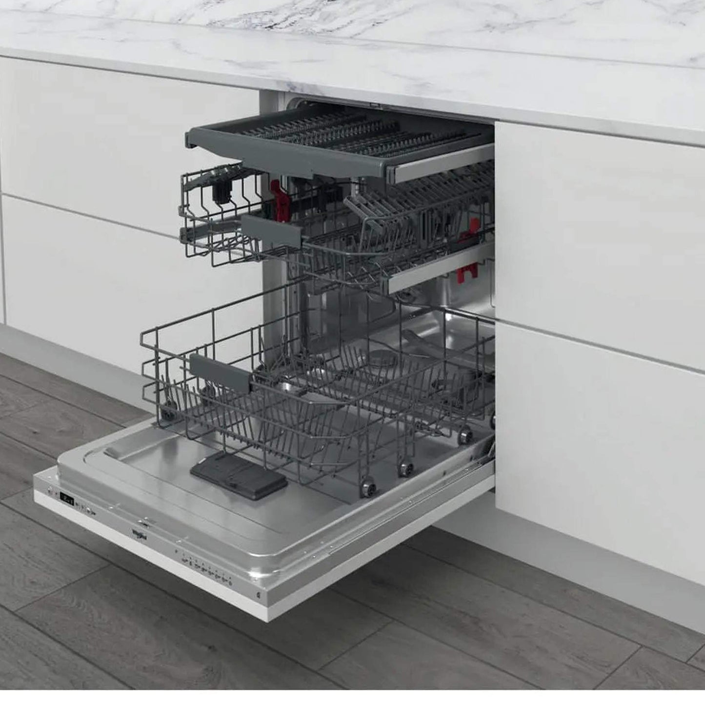 Whirlpool WIC3C26F - Inbouw vaatwasser - Volledig geïntegreerd