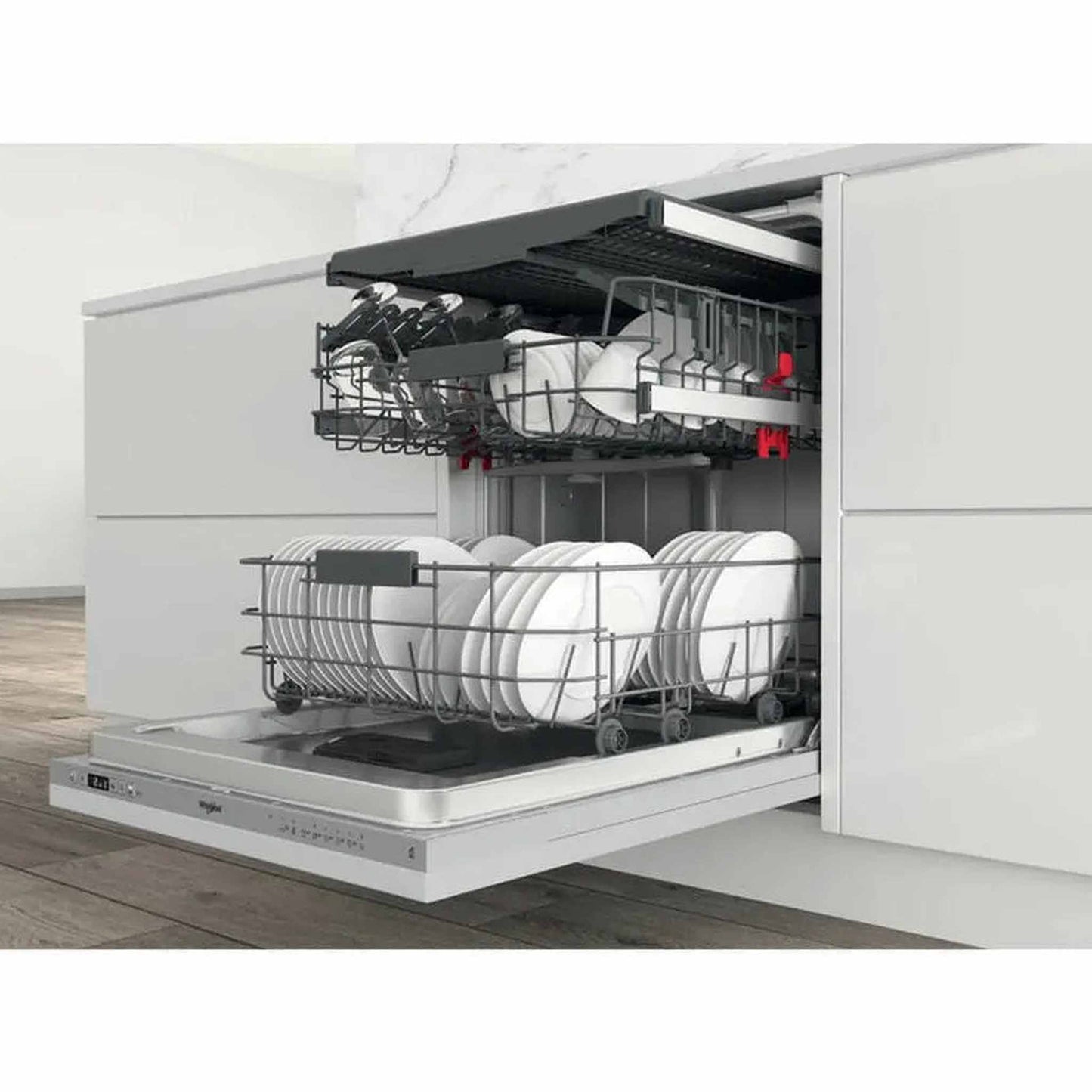 Whirlpool WIC3C26F - Inbouw vaatwasser - Volledig geïntegreerd