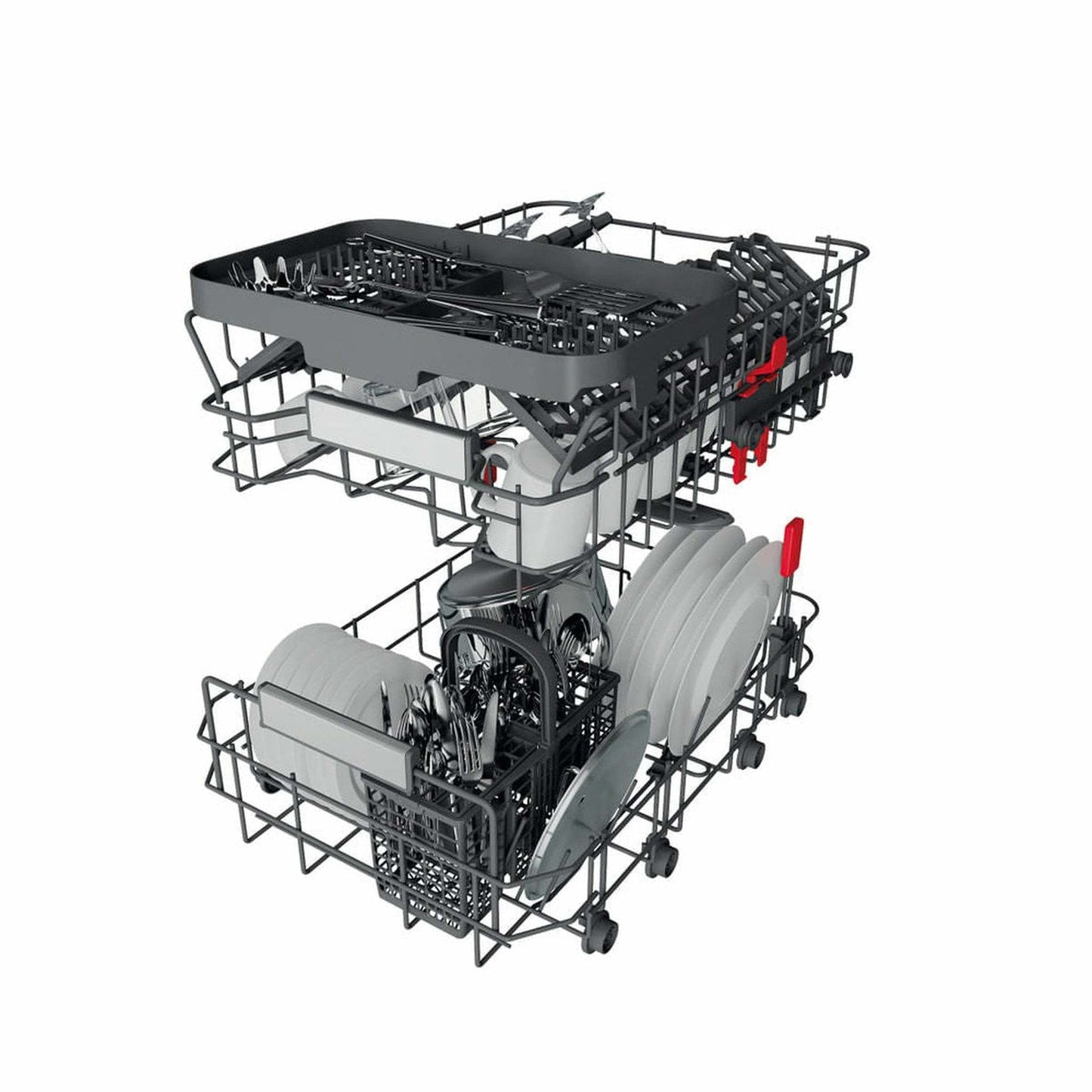 Whirlpool WSFO3T223PCX - Vrijstaande vaatwasser