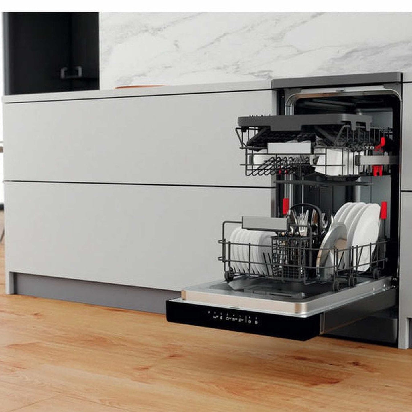 Whirlpool WSFO3T223PCX - Vrijstaande vaatwasser