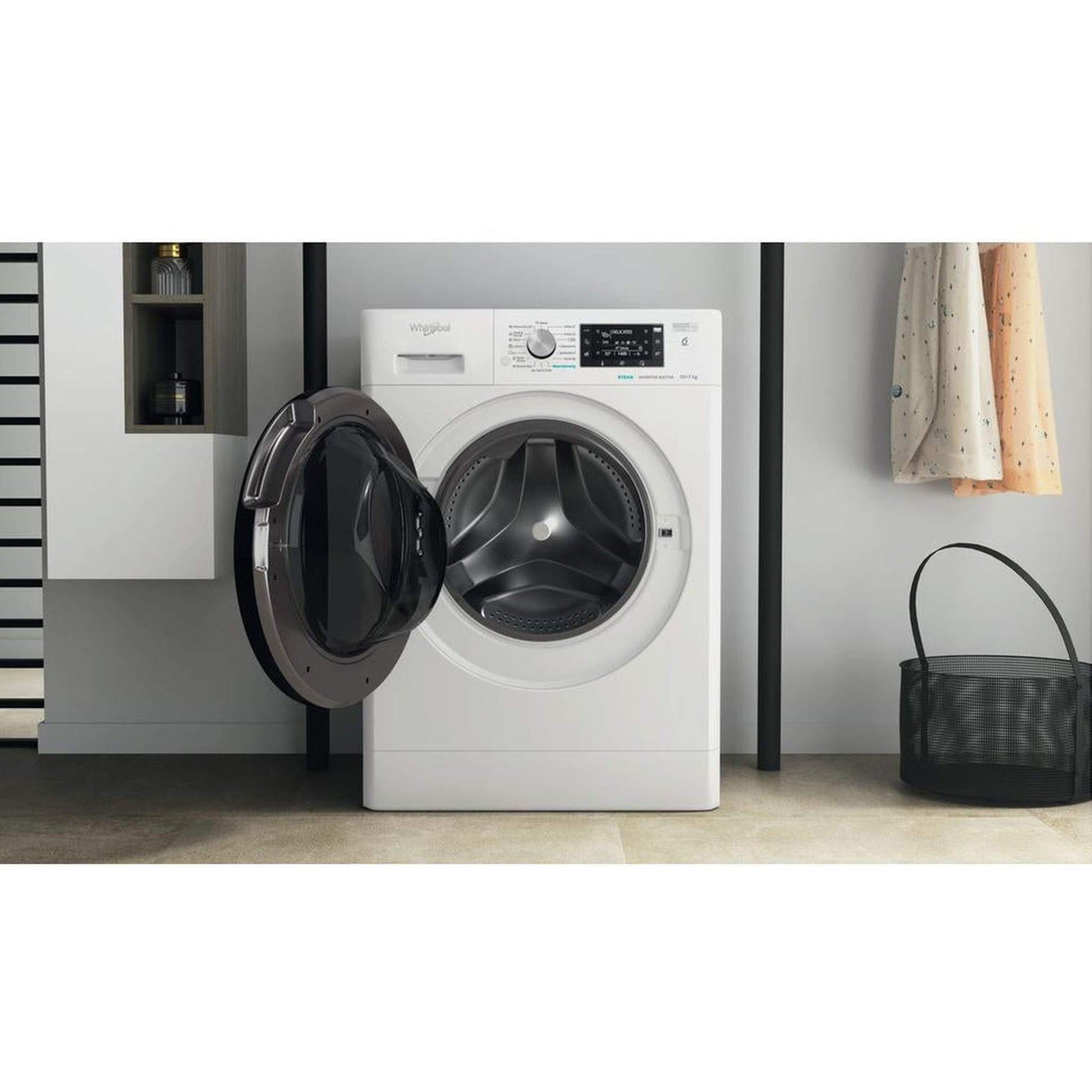 Whirlpool FFWDD1076258B - Was-droogcombinatie