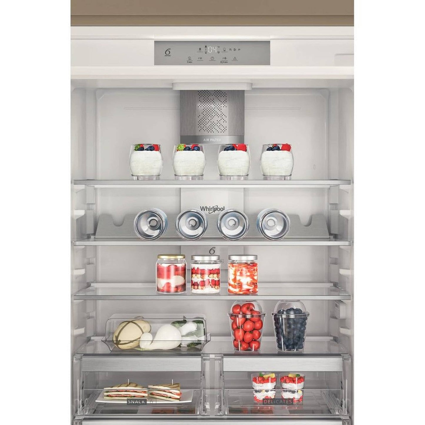 Whirlpool SP40812EU2 – Koelkast - Koel-vriescombinatie – 4 sterren vriesvak, ideaal voor grote gezinnen