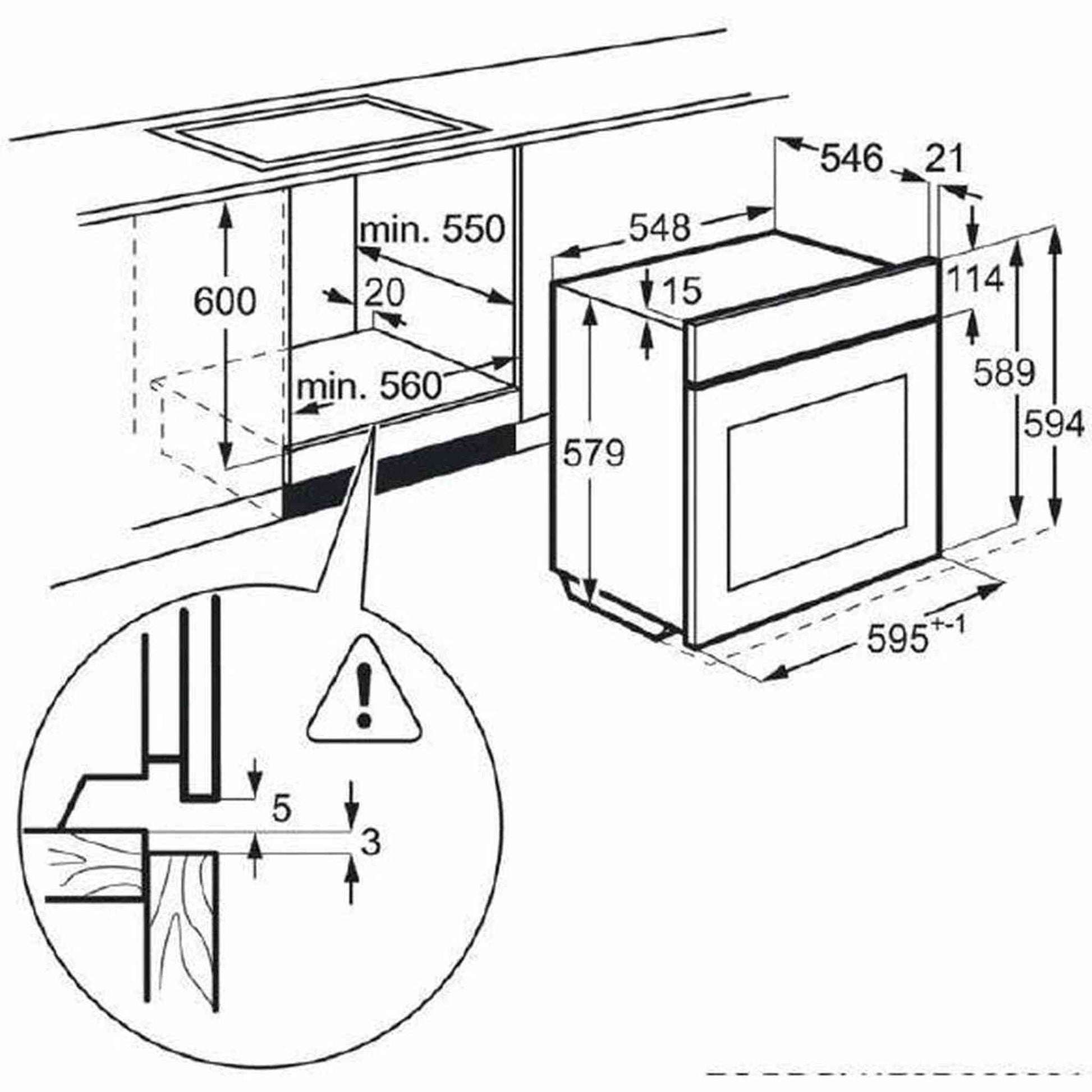 AEG BPE742320M - Inbouw oven
