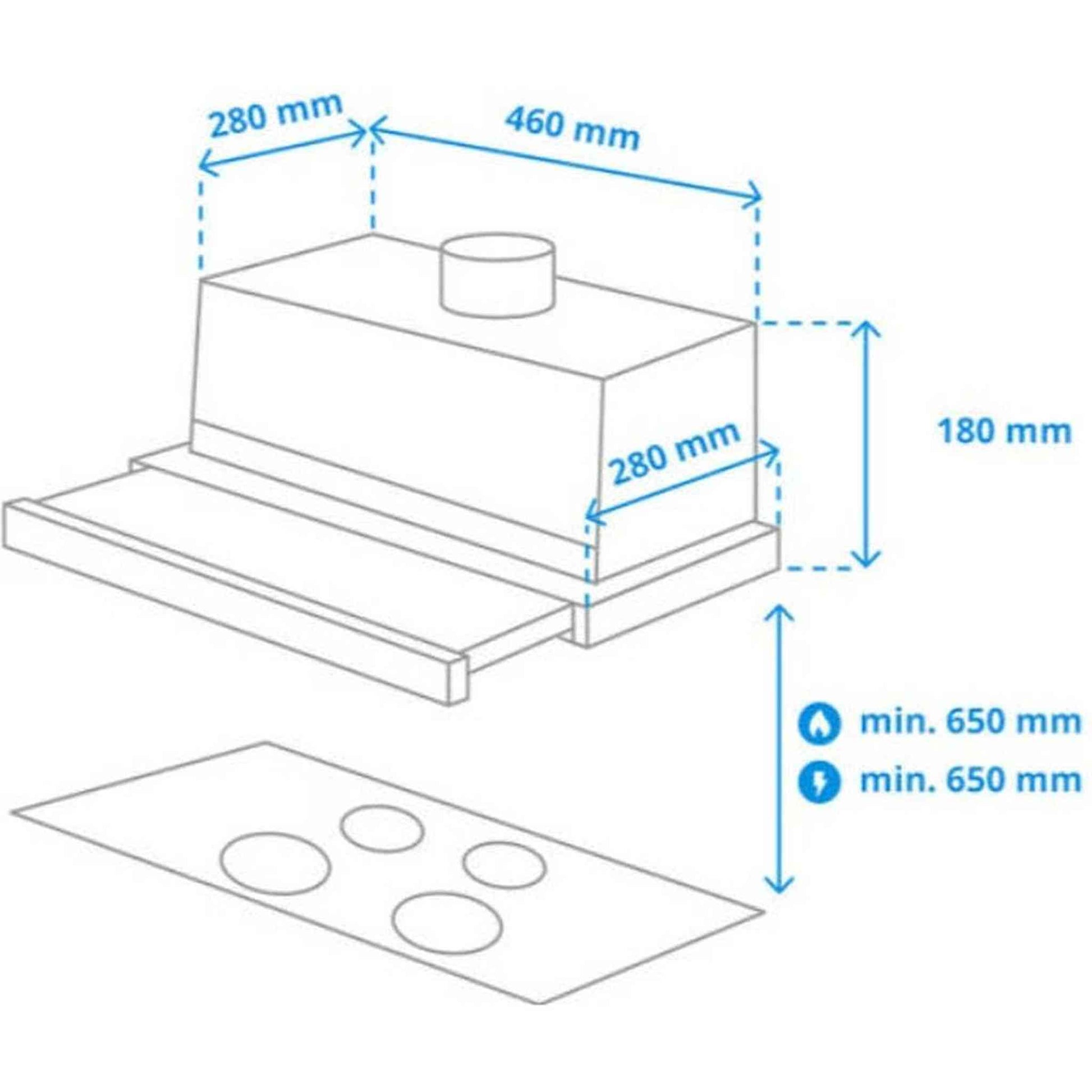 Samsung NK24M1030IS - Afzuigkap