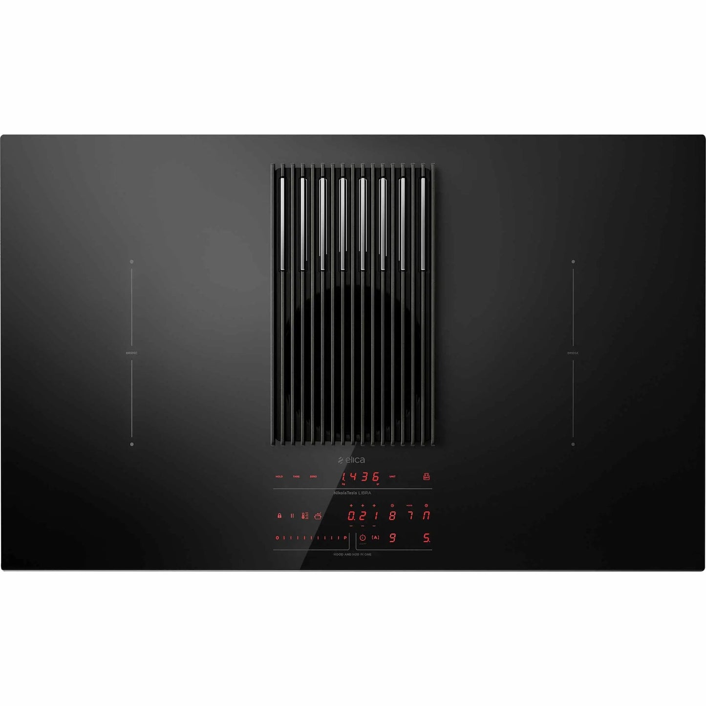 Elica LIBRA BL/F/83 - Inductie kookplaat - Ingebouwde afzuiging