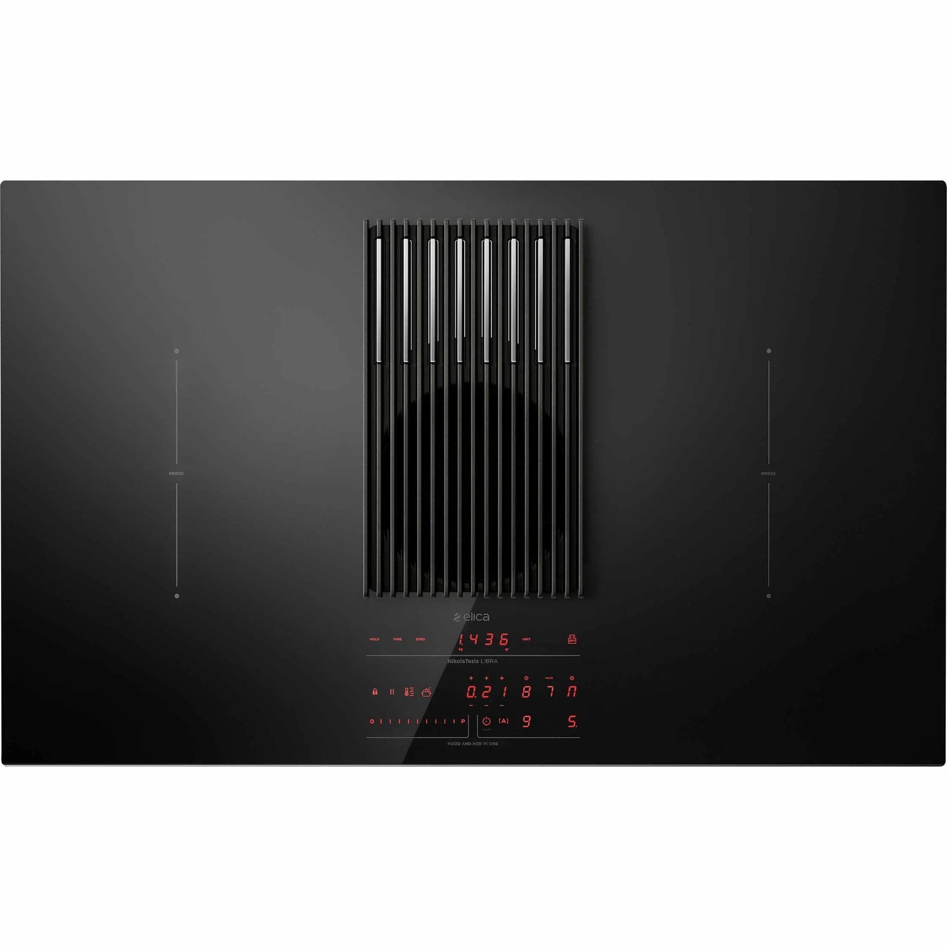 Elica LIBRA BL/F/83 - Inductie kookplaat - Ingebouwde afzuiging