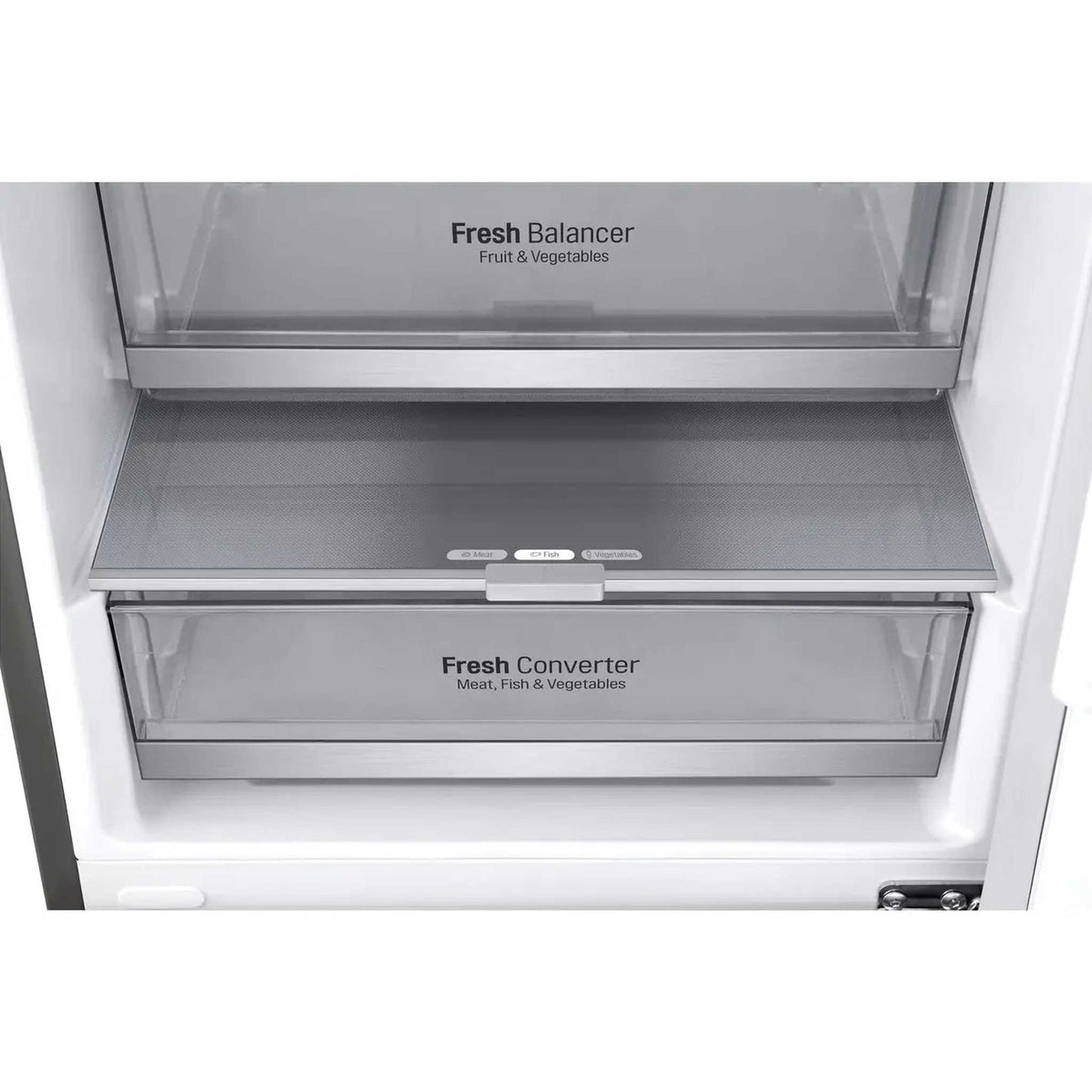 LG GBB71PZDMN - Koel-vriescombinatie - No Frost