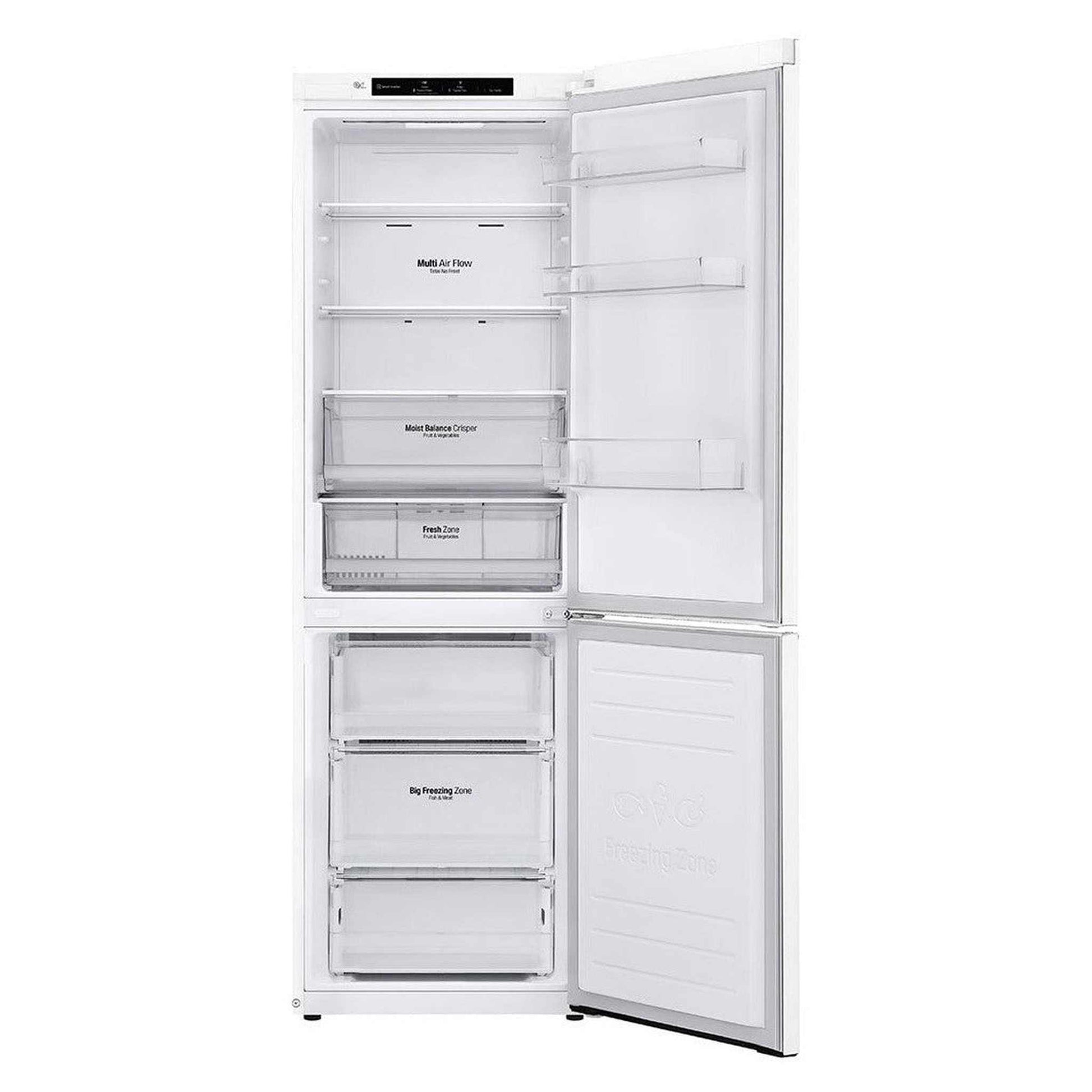 LG GBB61SWJMN - Koel-vriescombinatie - No Frost