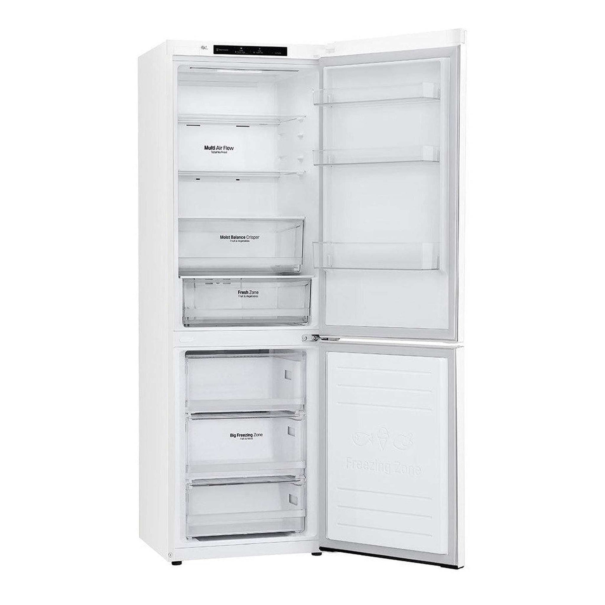 LG GBB61SWJMN - Koel-vriescombinatie - No Frost