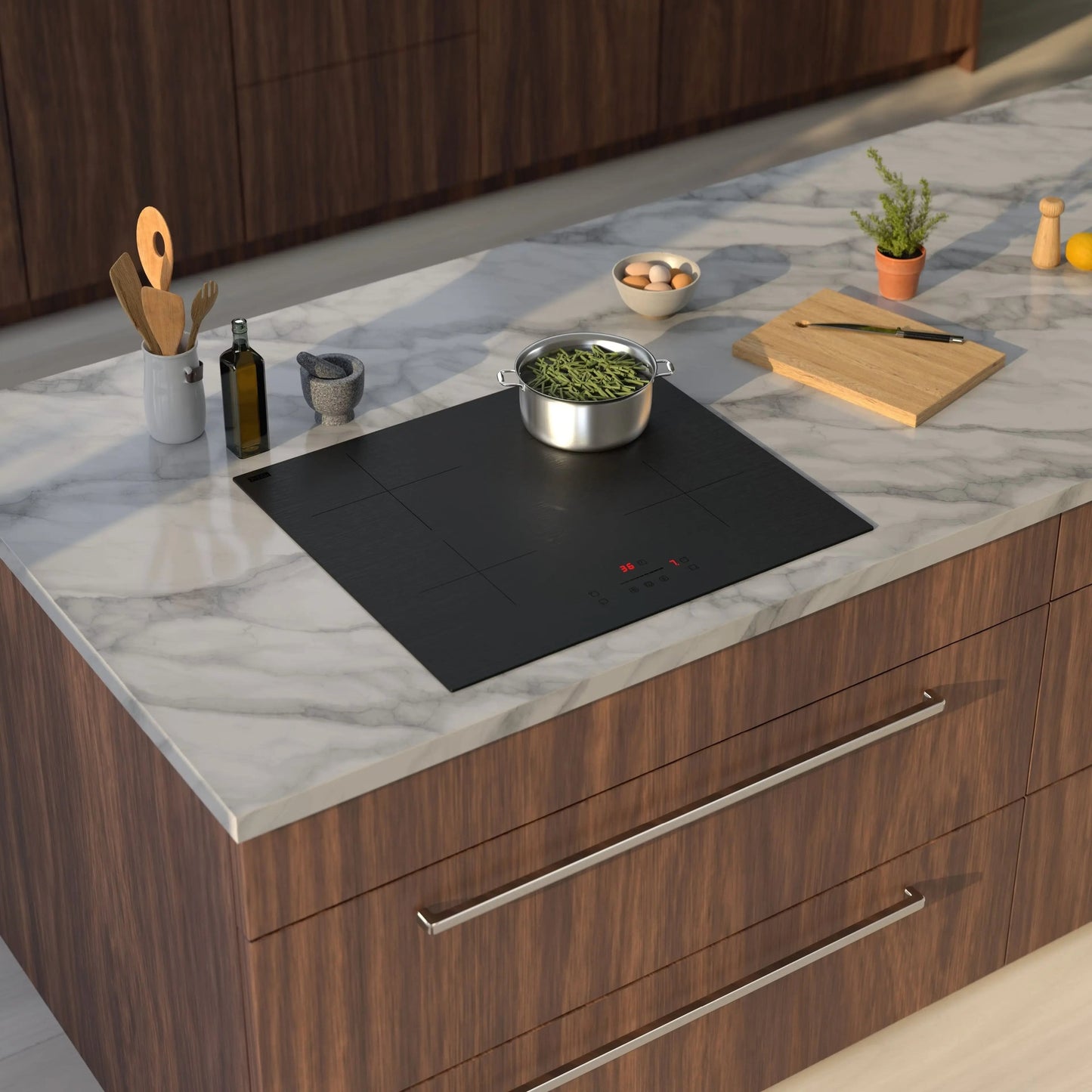 Inventum IKI6028MAT - Inductie kookplaat