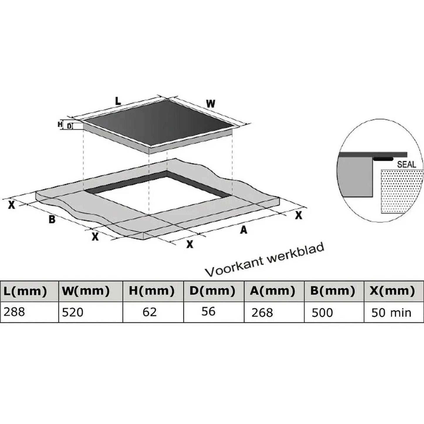 Exquisit EKI300-2 - Inductie kookplaat