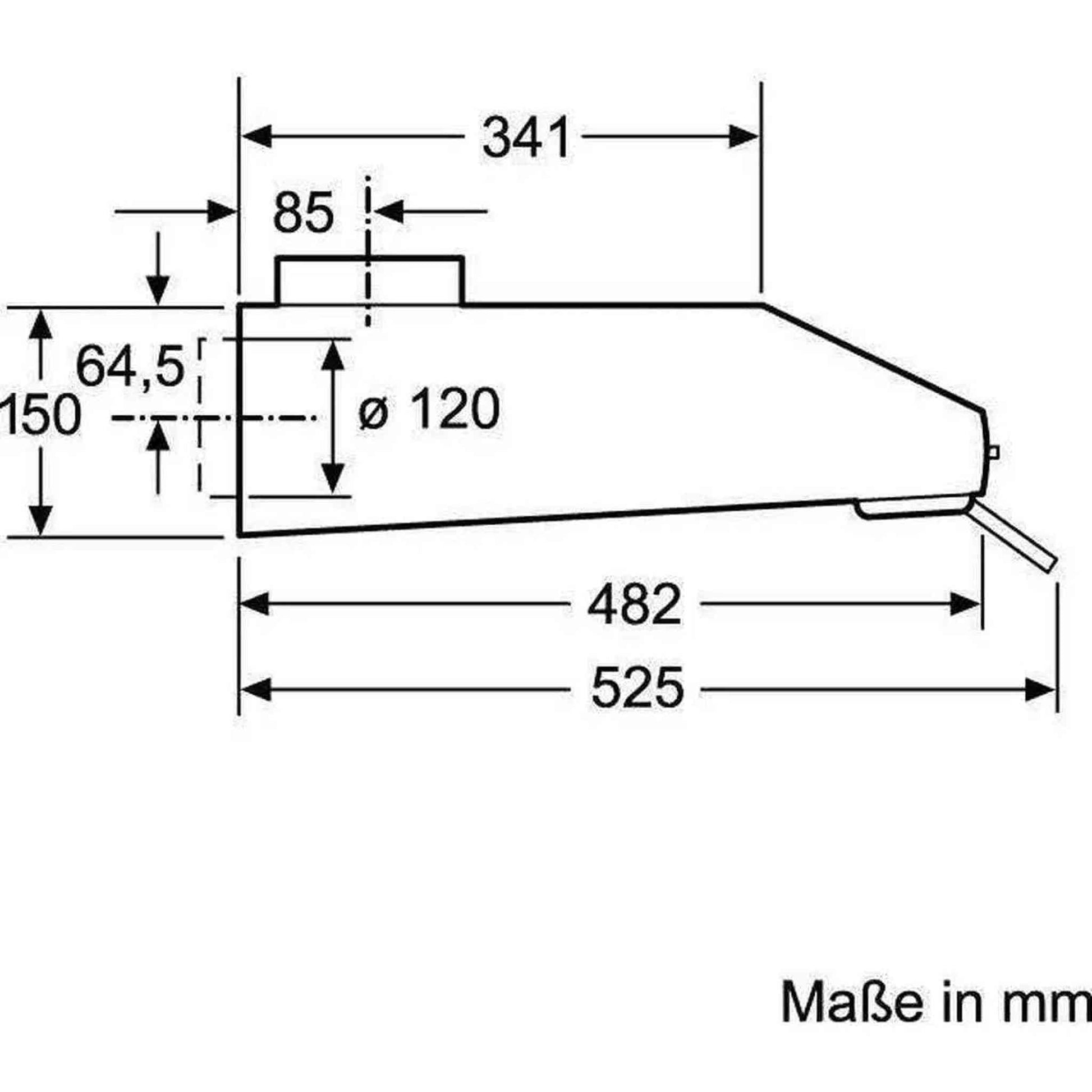 NEFF D60LAA0W1 - Onderbouw Afzuigkap