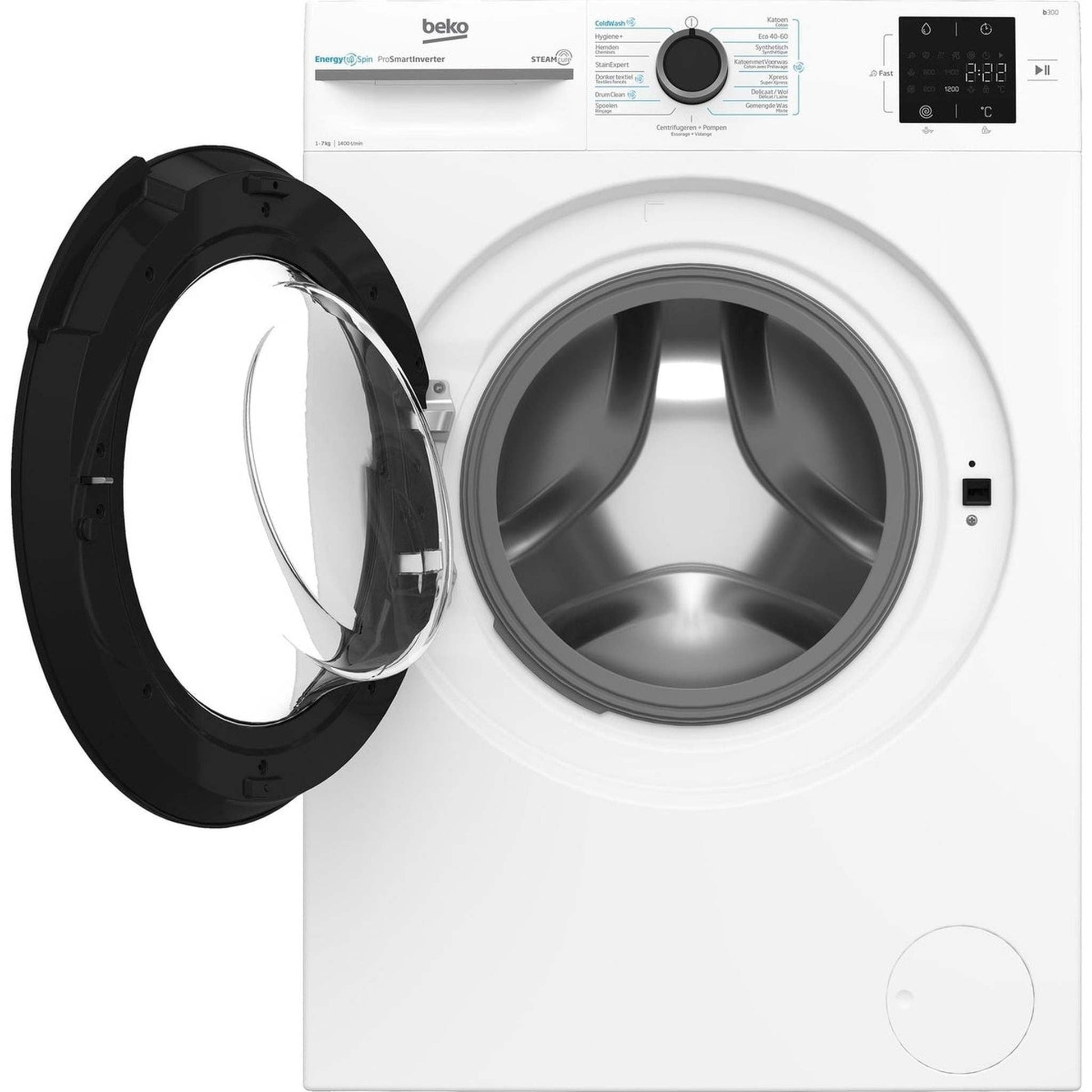 Beko BM3WFU3741W - Wasmachine