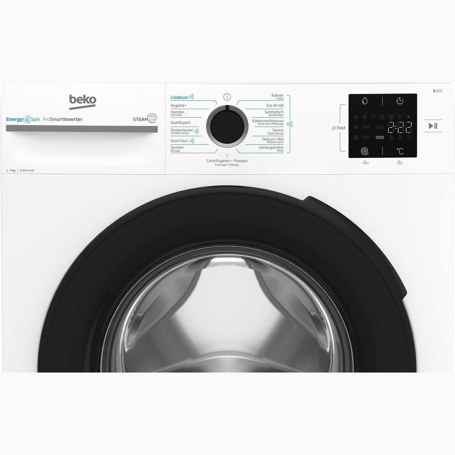 Beko BM3WFU3741W - Wasmachine