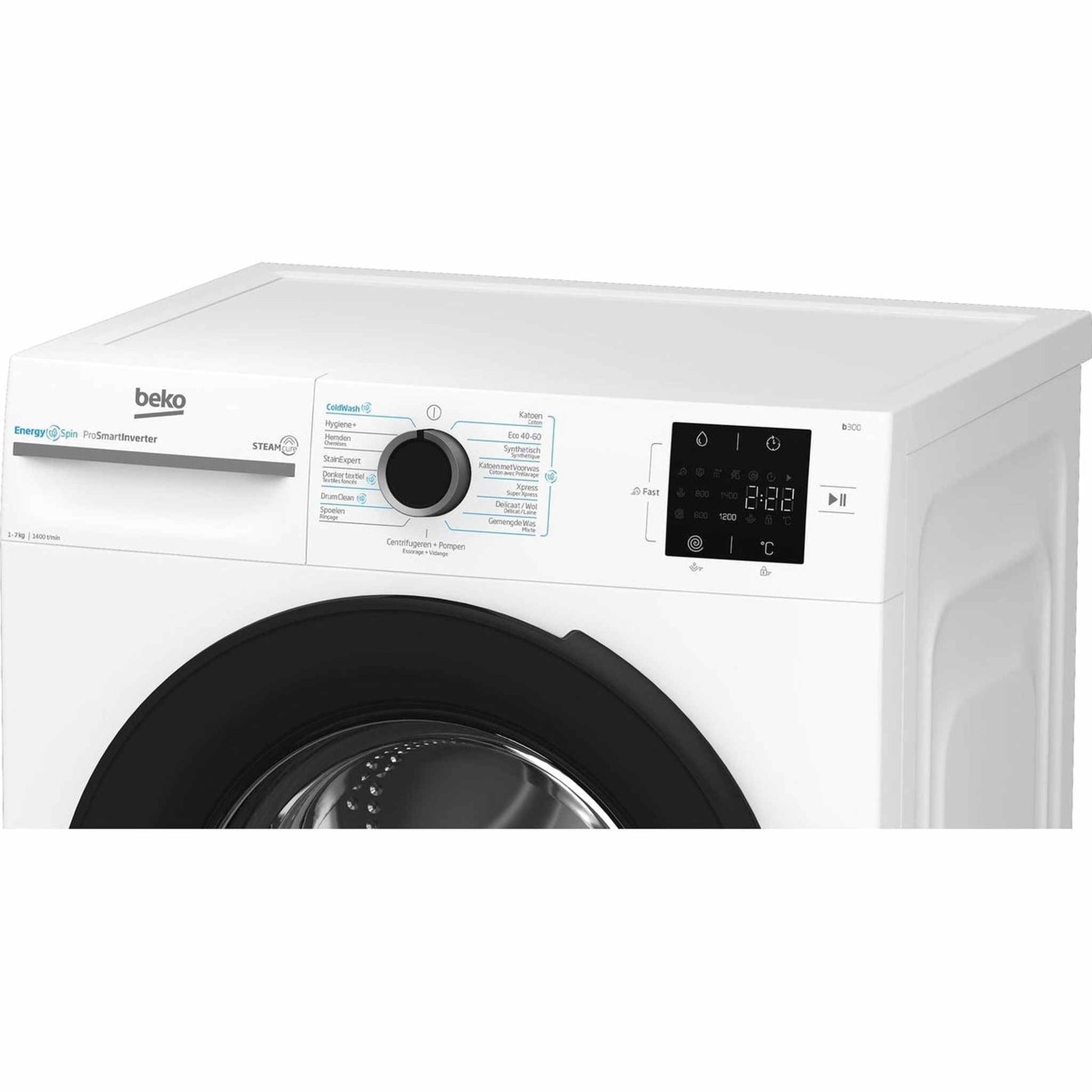 Beko BM3WFU3741W - Wasmachine
