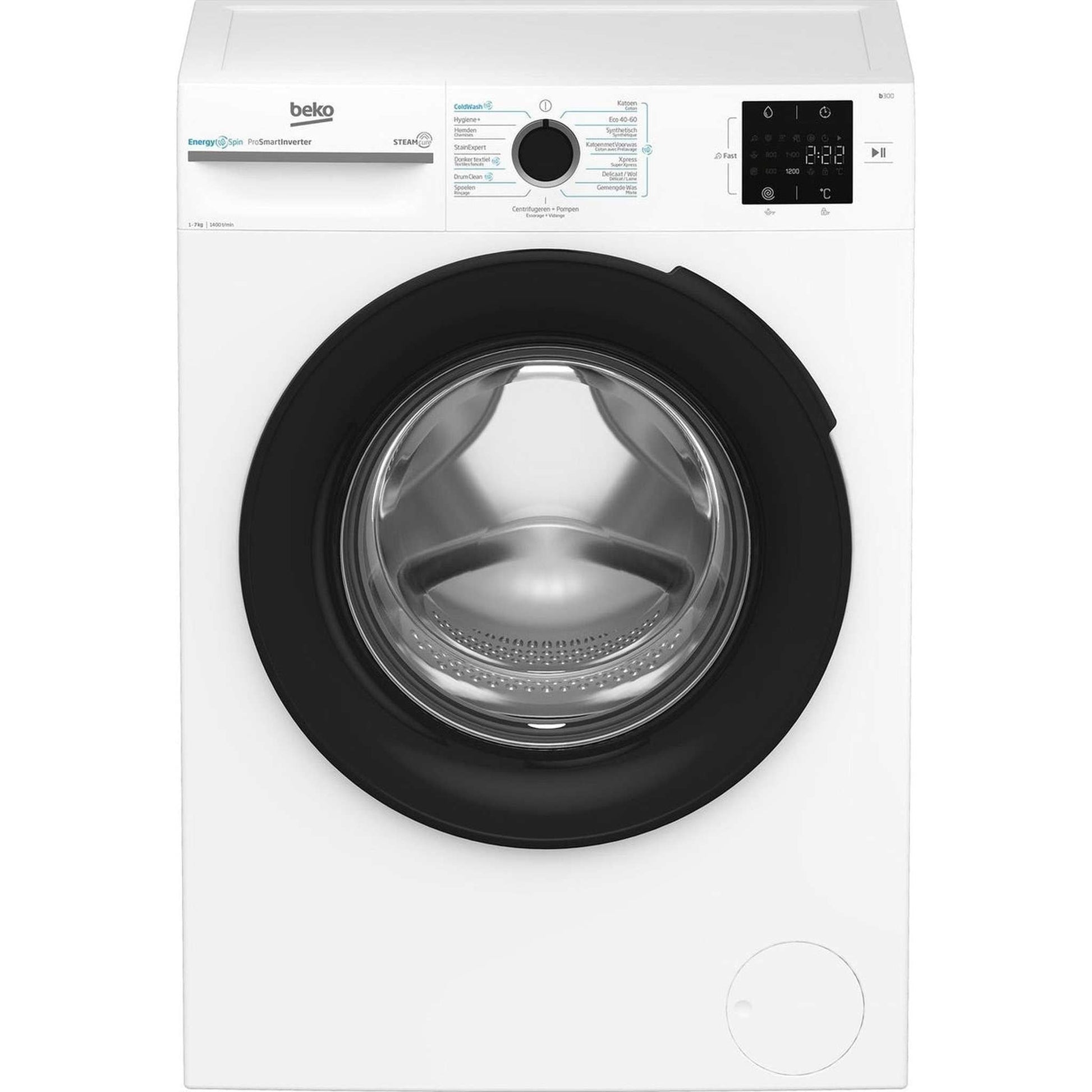 Beko BM3WFU3741W - Wasmachine