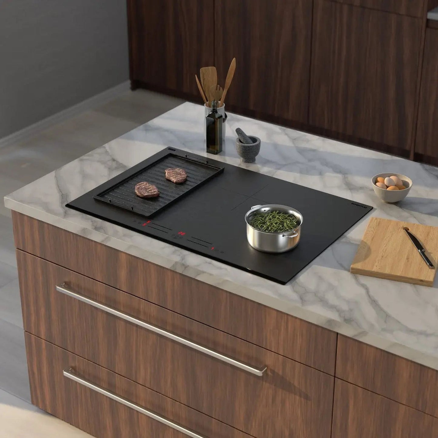 Inventum IKI7735MAT - Inductie kookplaat