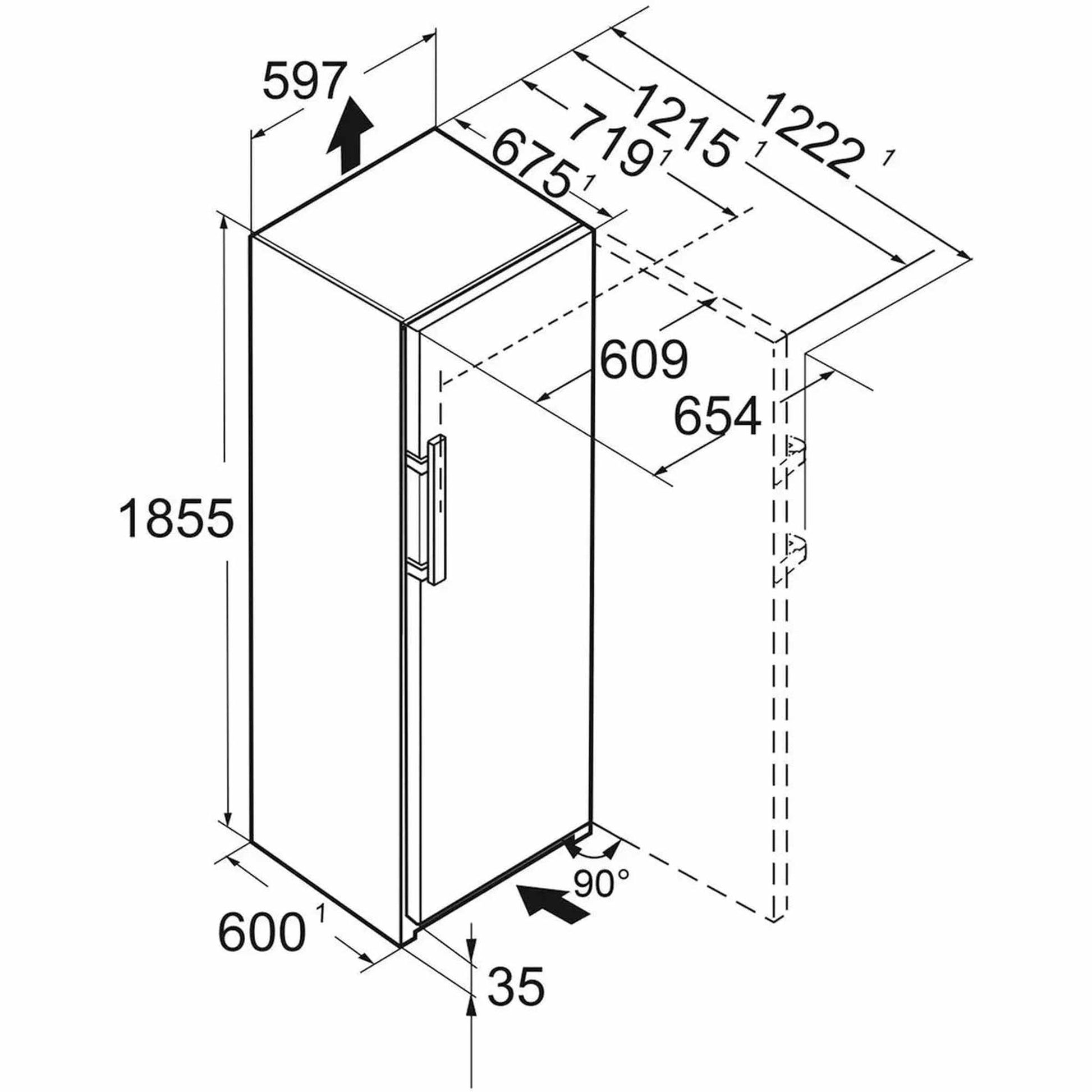 Liebherr SFNsdd5267 - Vrijstaande vriezer - No Frost