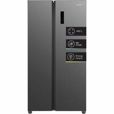 Wiggo WR-SBS18E X - Amerikaanse Koelkast - No Frost