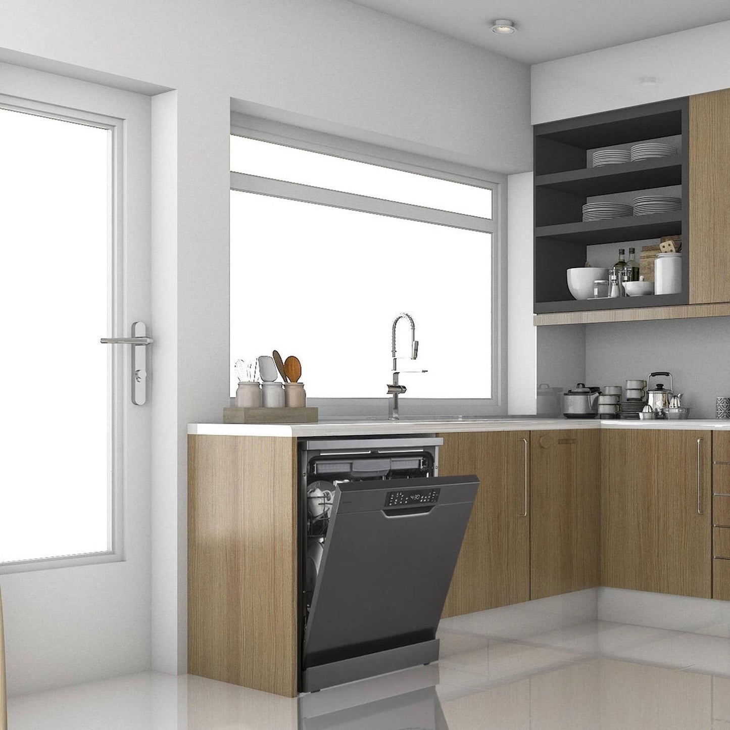 Inventum VVW6040AB - Vrijstaande vaatwasser