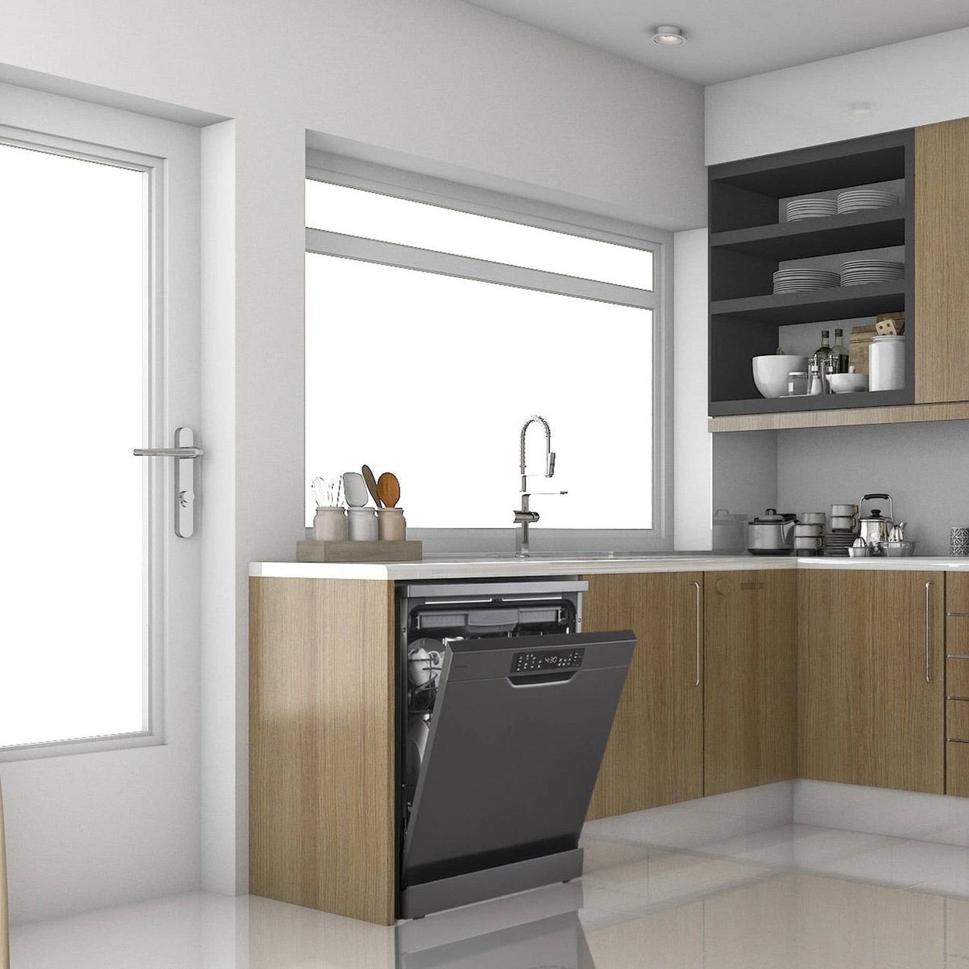 Inventum VVW6040AB - Vrijstaande vaatwasser