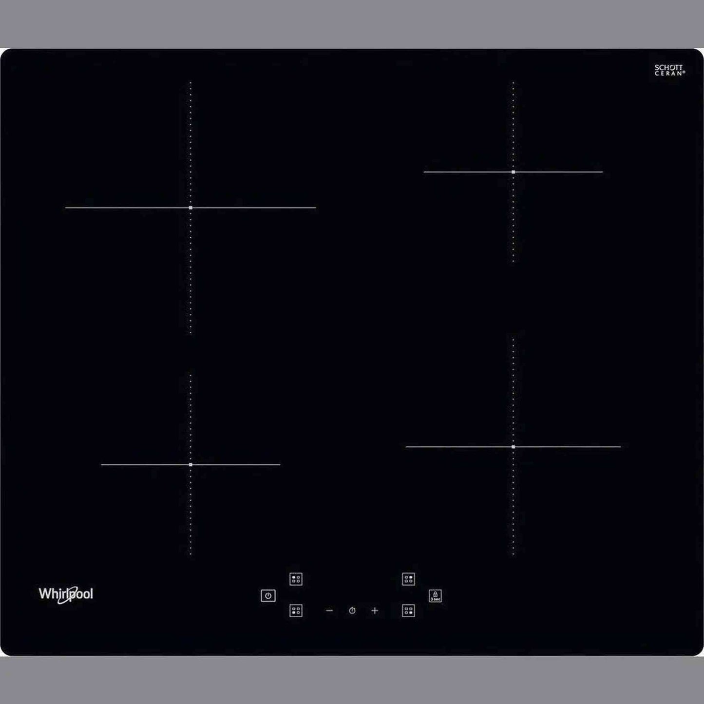 Whirlpool WSQ4860NE - Inductie kookplaat