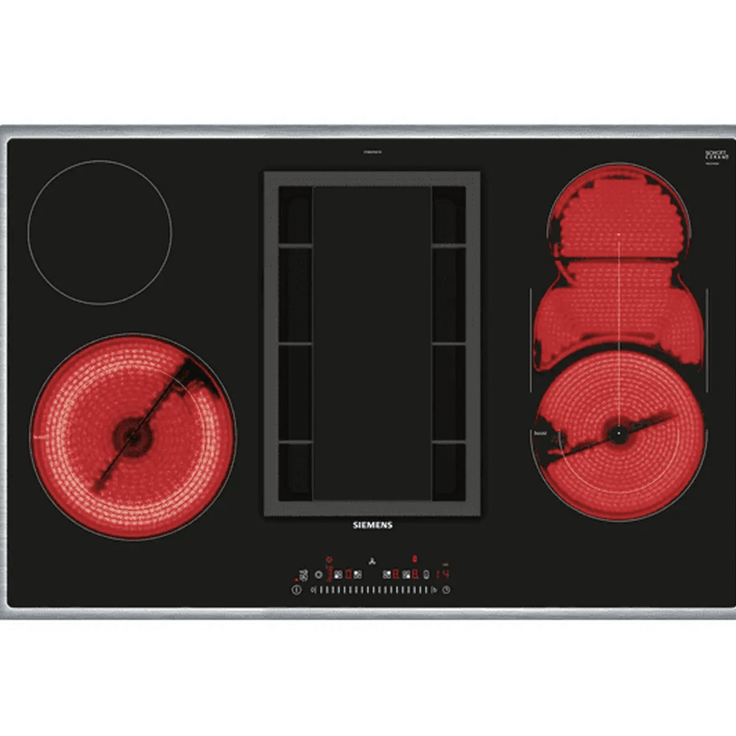 Siemens ET845FM11E - Keramische kookplaat - Ingebouwde afzuiging
